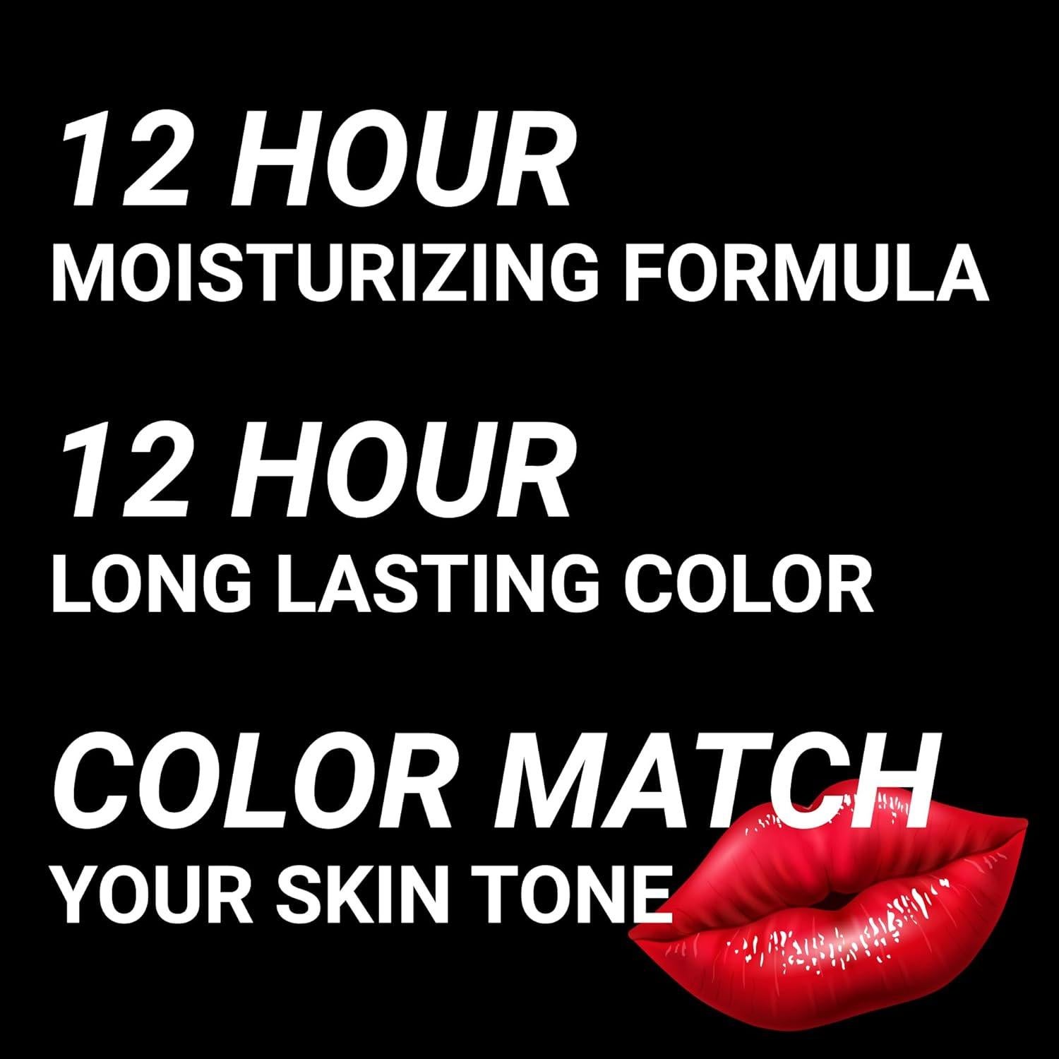 Labial MOODmatcher Cambiante Color 12 Horas Hidratante Negro