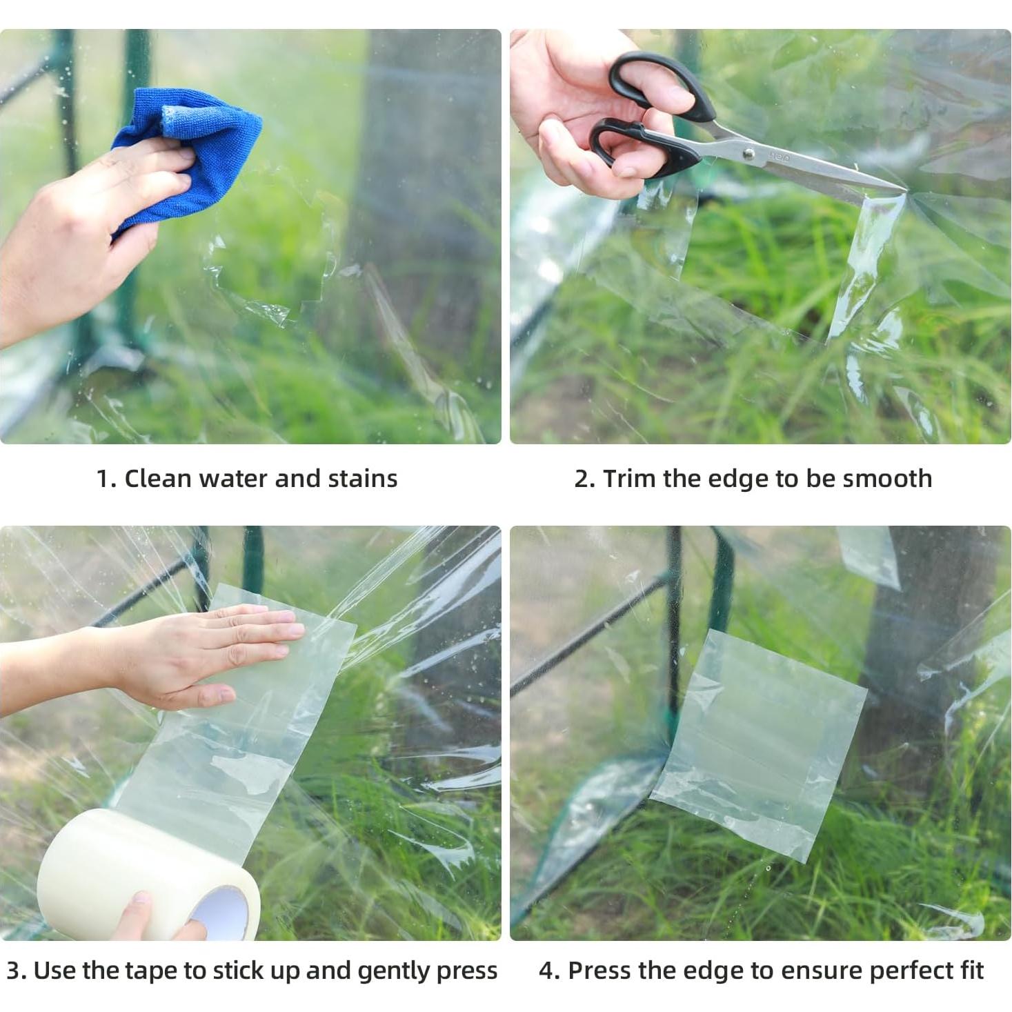 Cinta de Reparación para Invernaderos Ohuhu 7.6 cm x 29.9 m PE