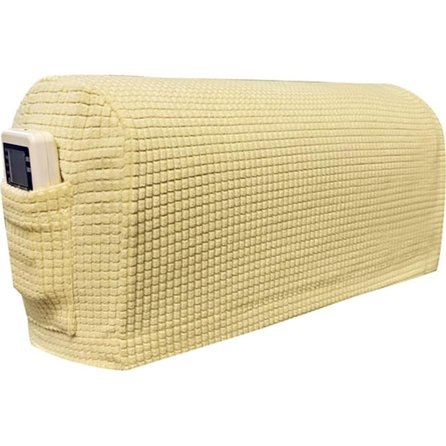 Cubiertas de Reposabrazos de Sofá Garayma 4 Pzas Beige Antideslizantes