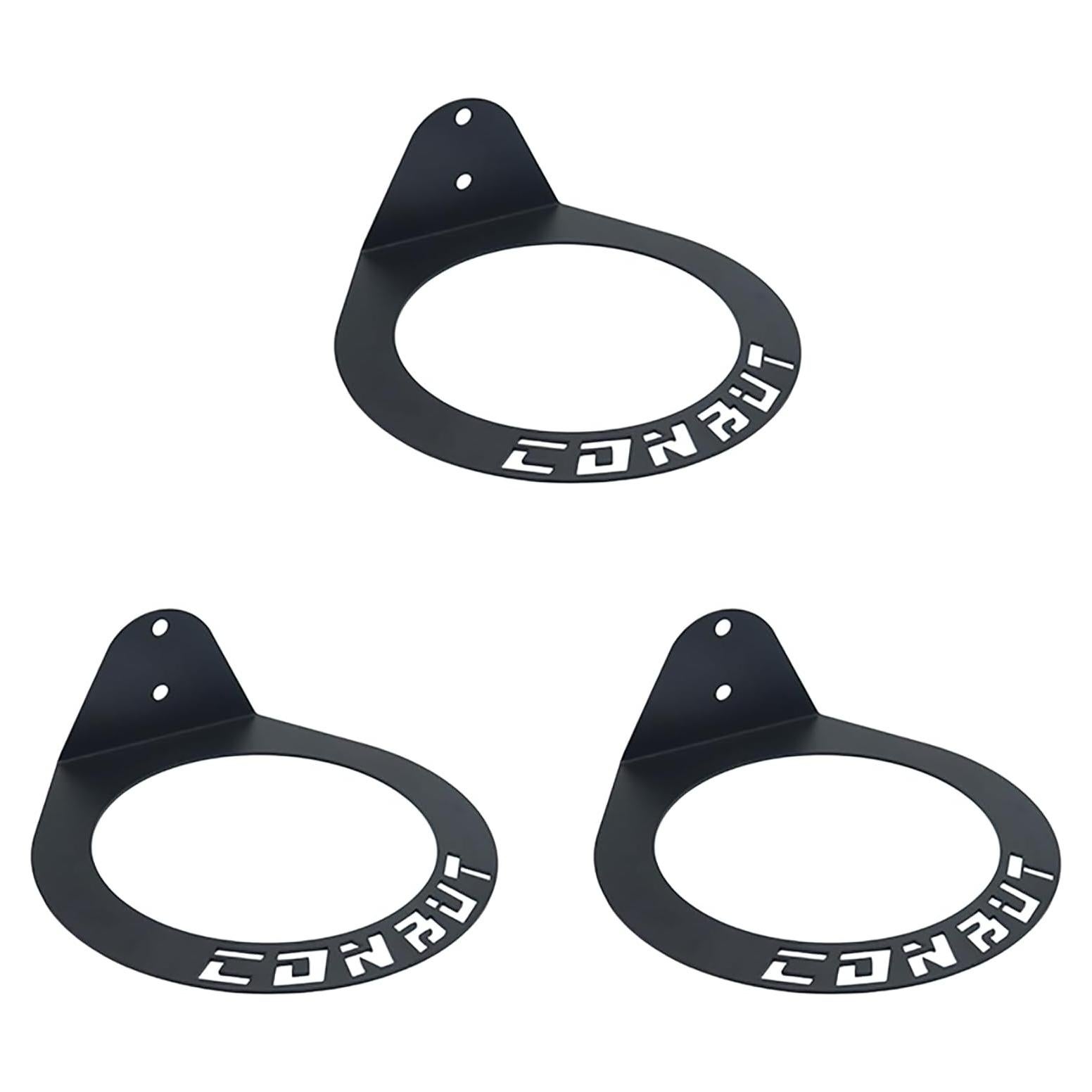 Soporte para Pelotas Medicinales CONBUT 3 Piezas Montado en Pared