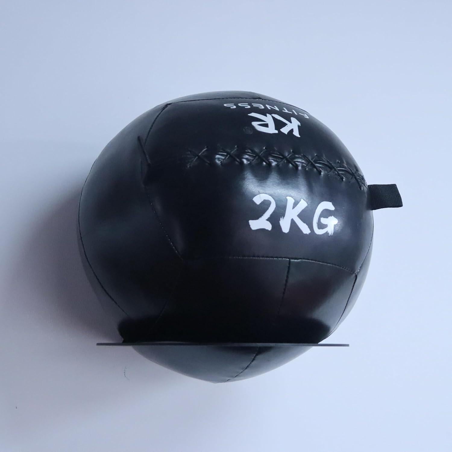 Soporte para Pelotas Medicinales CONBUT 3 Piezas Montado en Pared