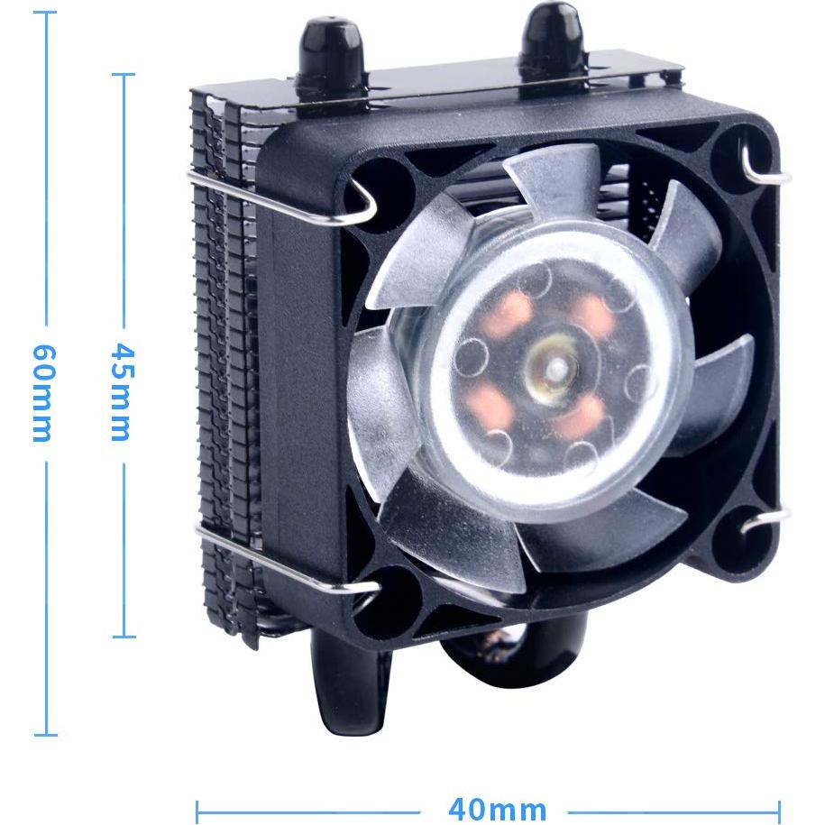 Ventilador PWM GeeekPi para Raspberry Pi 4 y 3B+ Negro