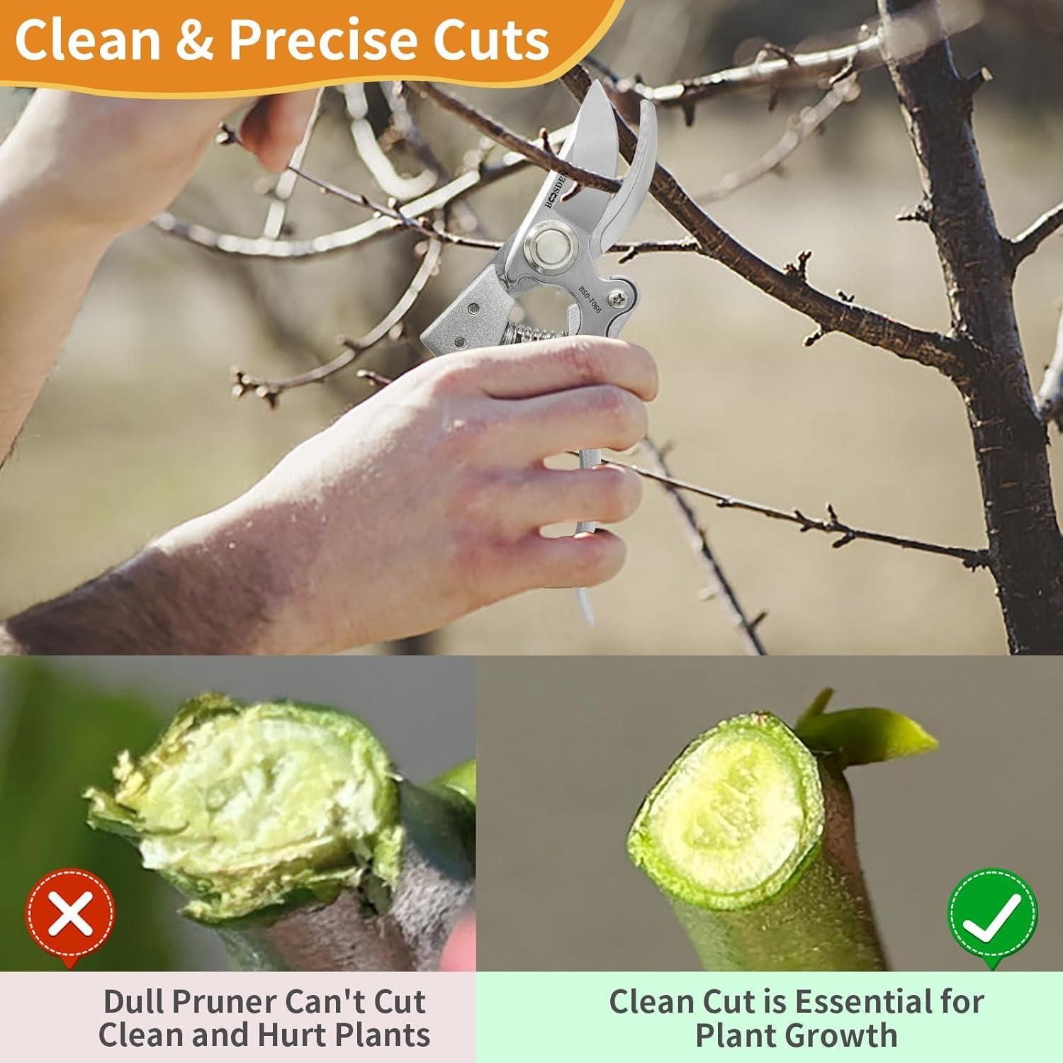 Tijeras de Podar Bypass BOOSDEN 22mm Acero SK5 0.29kg