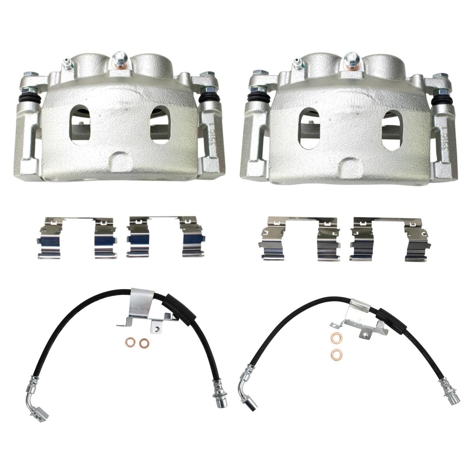 Conjunto de Calipers de Freno TRQ CLA41006 con Mangueras - 4 Piezas