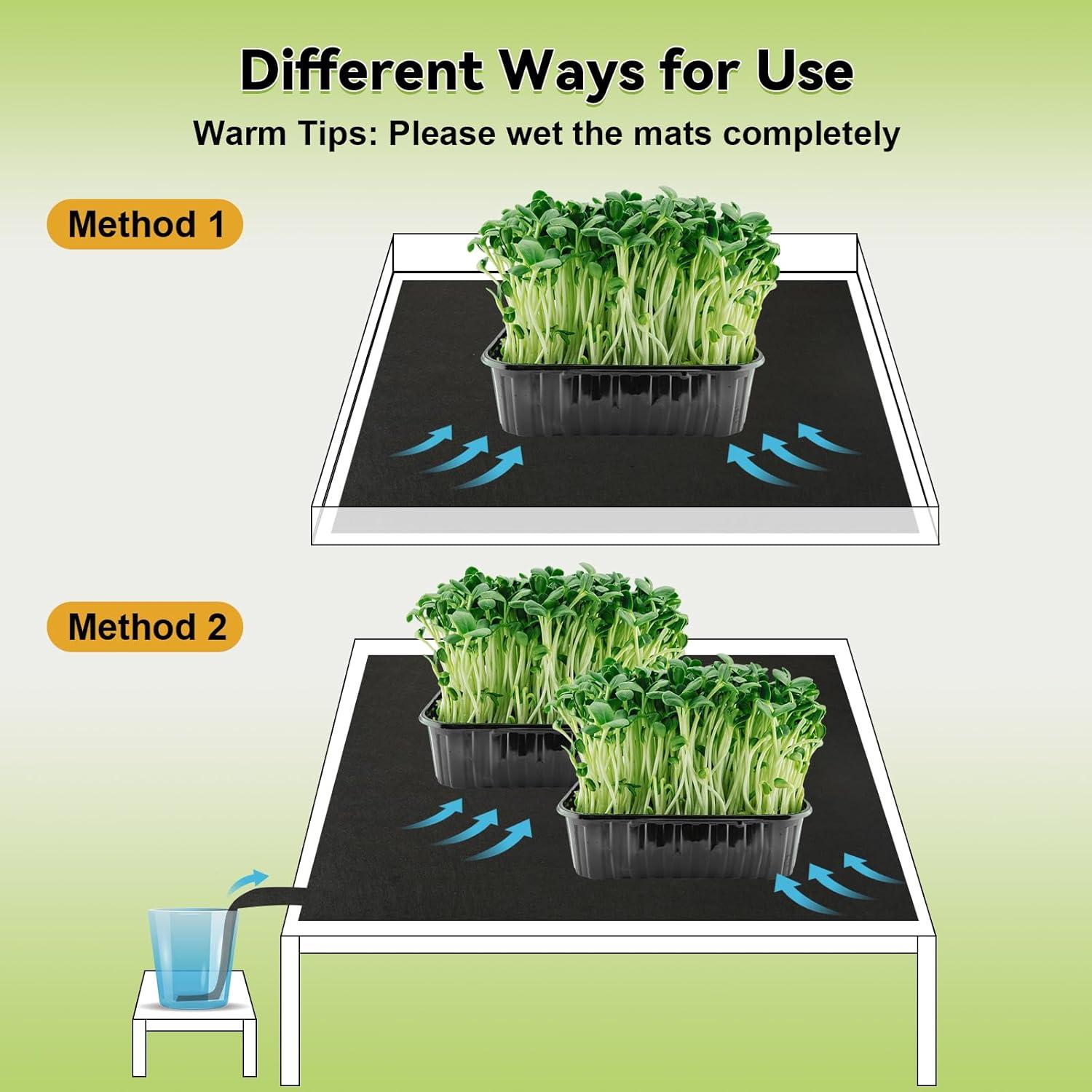 2Pack Alfombra Riego Automático ECcandiedhaws 120x100cm