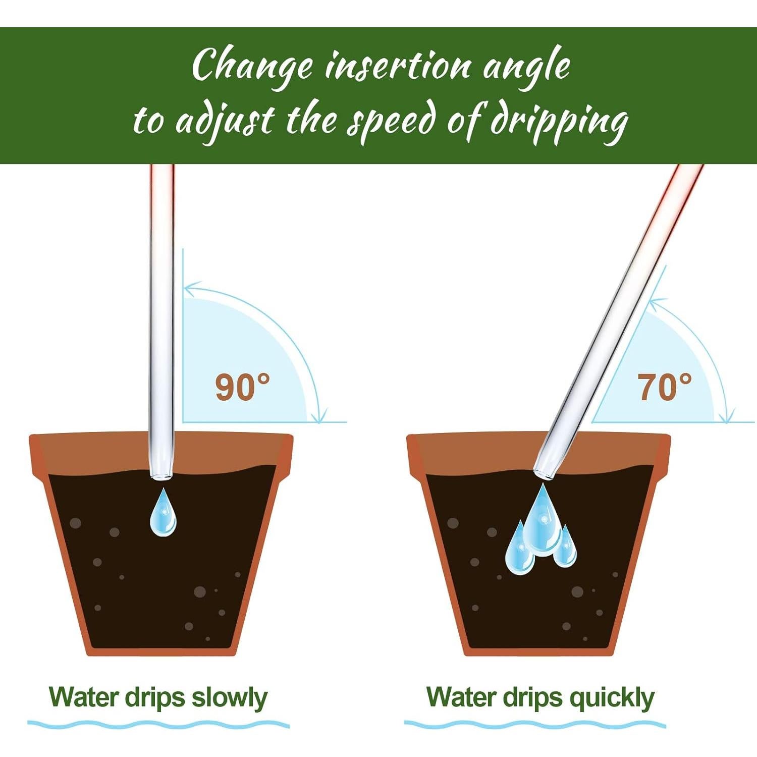 Esferas de vidrio autorriego NiHome 2PCS rosa flamenco 25,4 cm