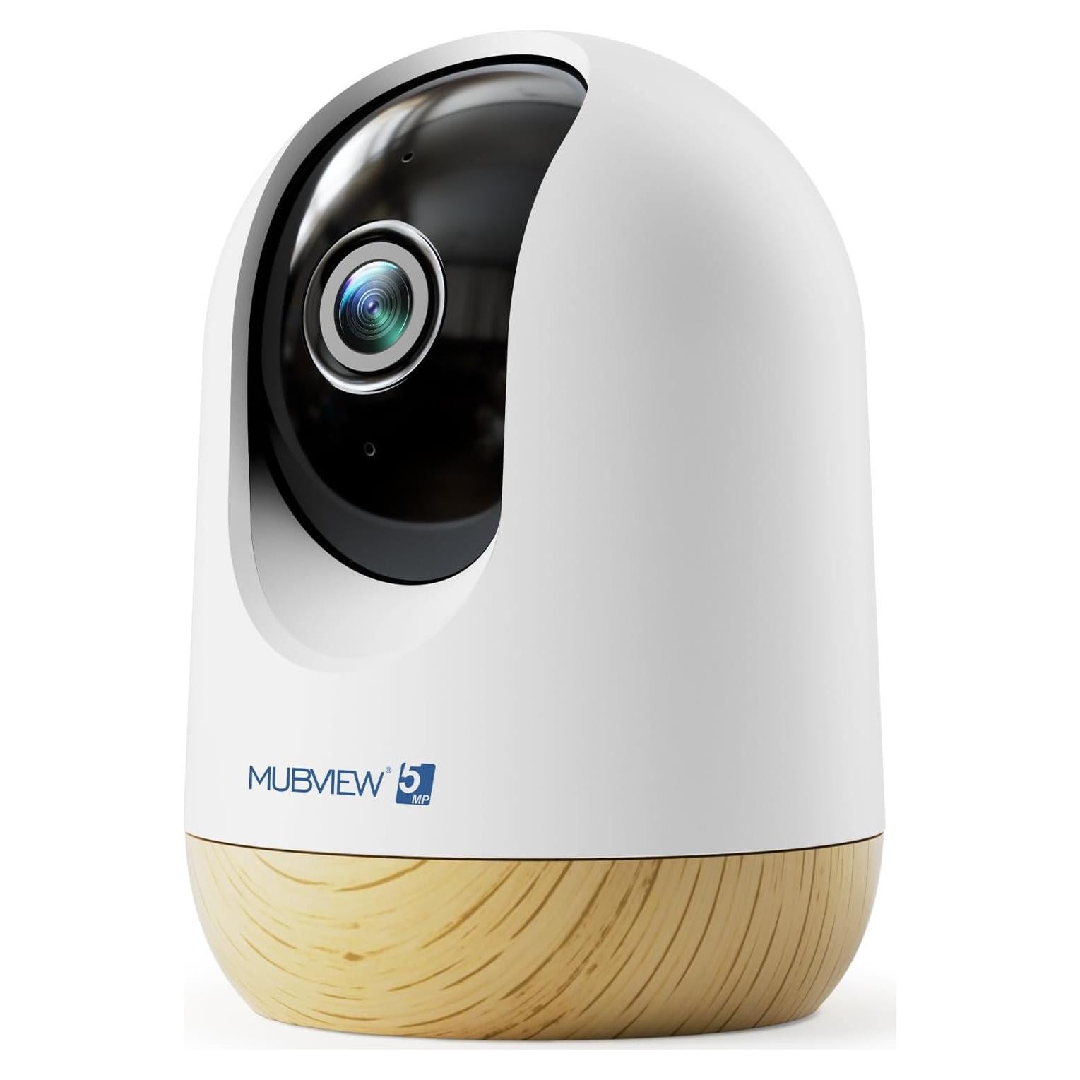 Cámara de Seguridad MUBVIEW 5MP WiFi Interior 360°