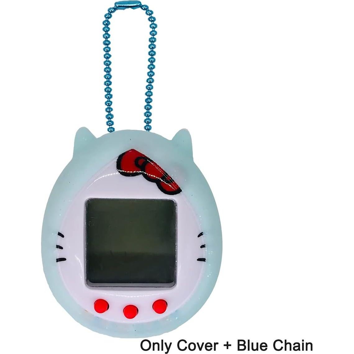 Funda Silicona Tamagotchi Hello Kitty Azul con Cadena