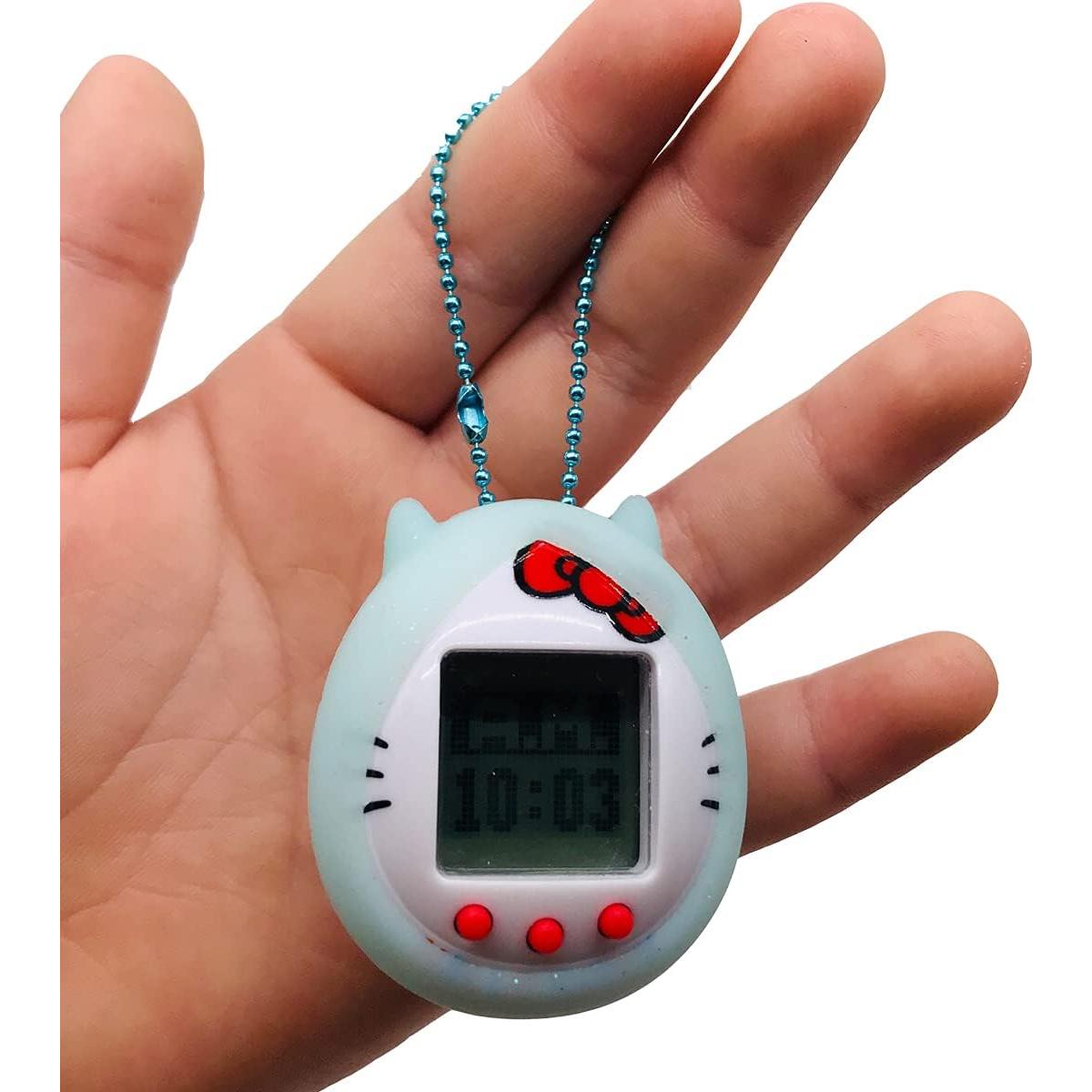 Funda Silicona Tamagotchi Hello Kitty Azul con Cadena