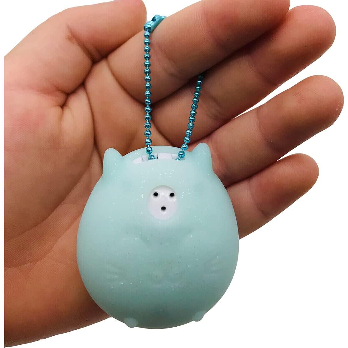 Funda Silicona Tamagotchi Hello Kitty Azul con Cadena