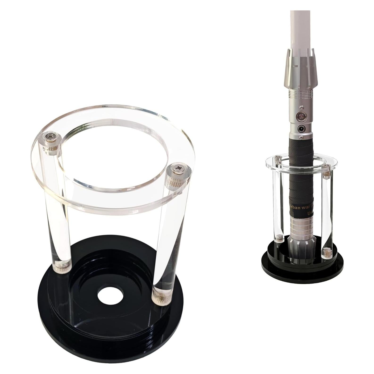 Soporte de Sable de Luz de Escritorio WLSANX Grande Acrílico