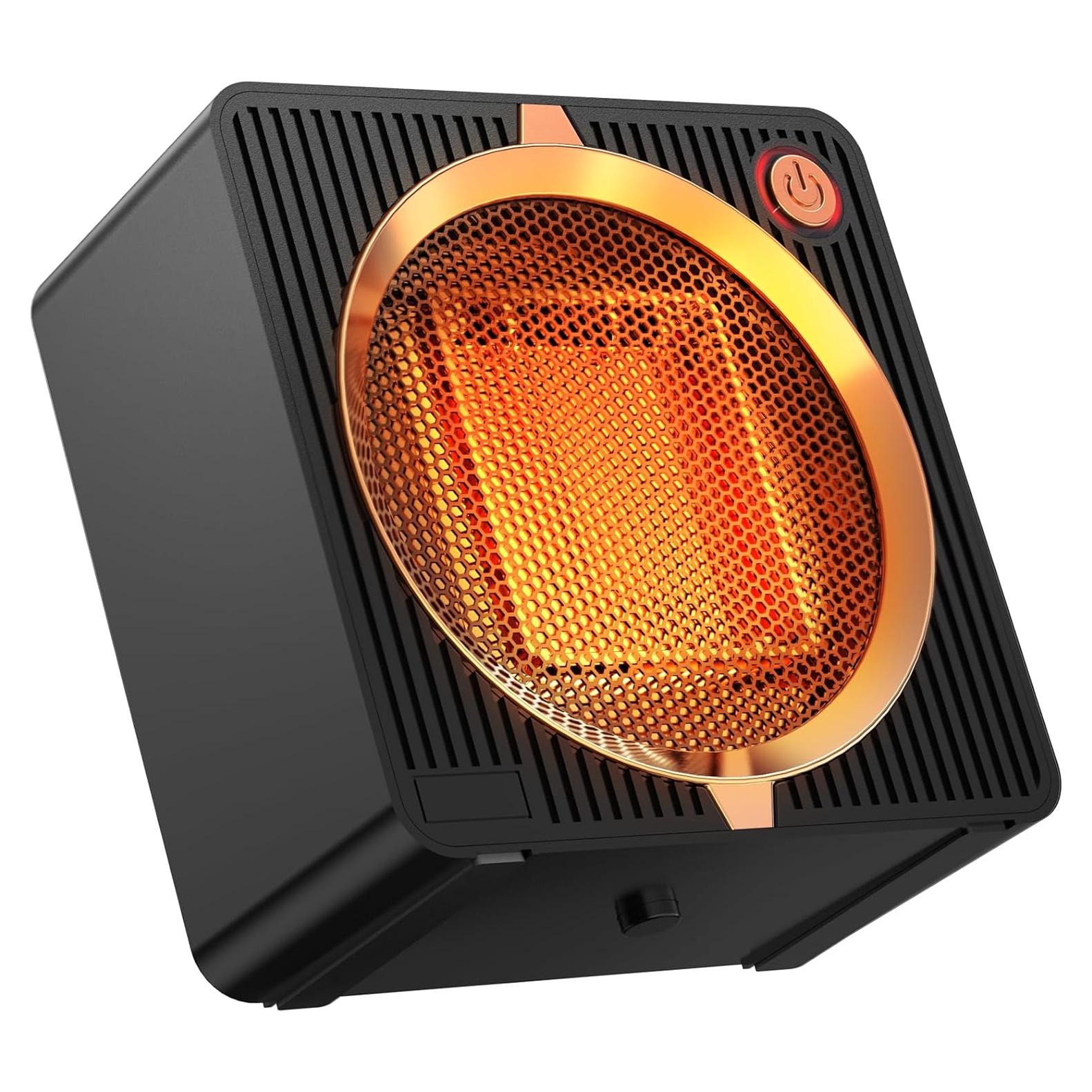 Calentador de Espacio ZOOY Mini Eléctrico 425g PTC Negro