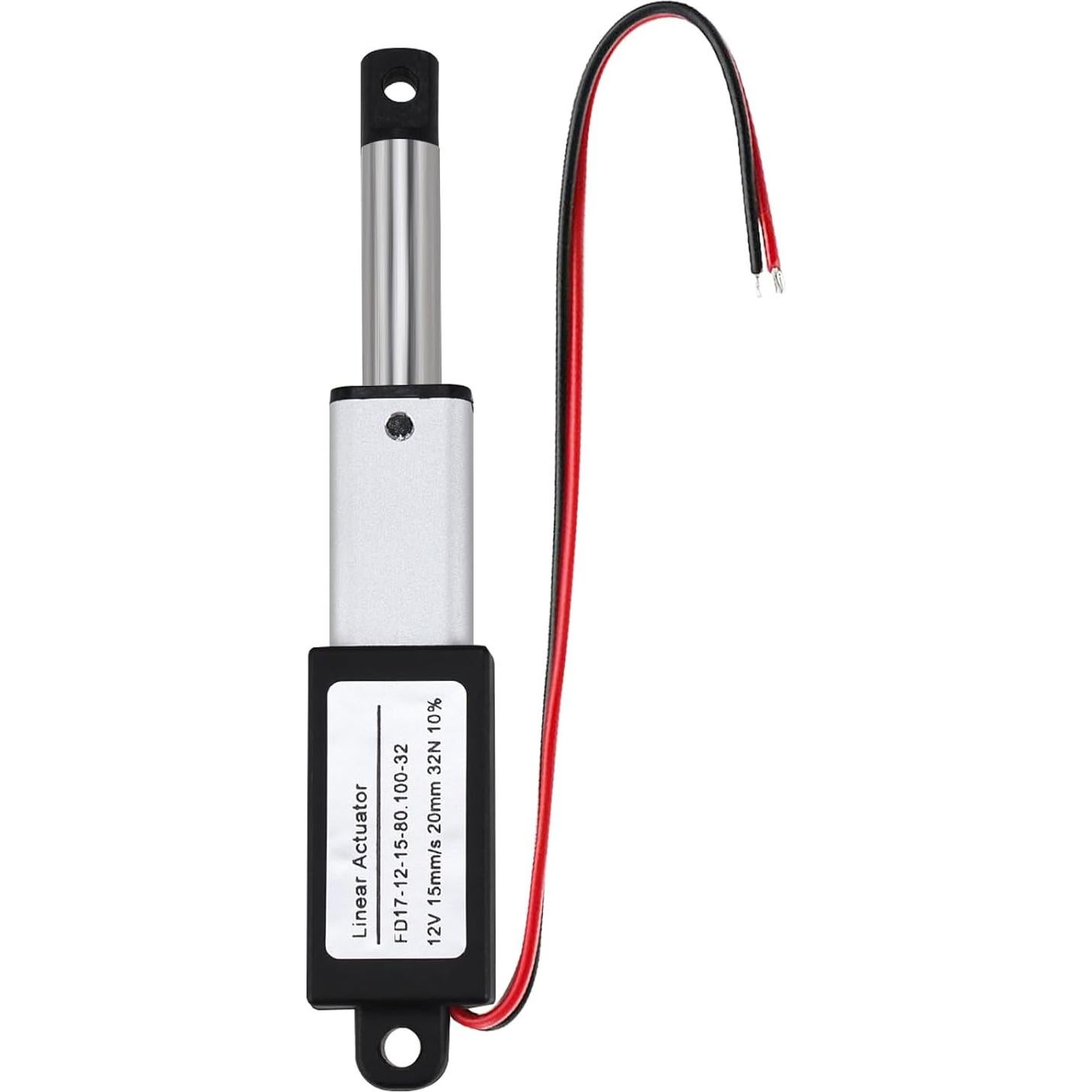 Actuador Lineal Eléctrico NORJIN Mini 12V 20mm 32N