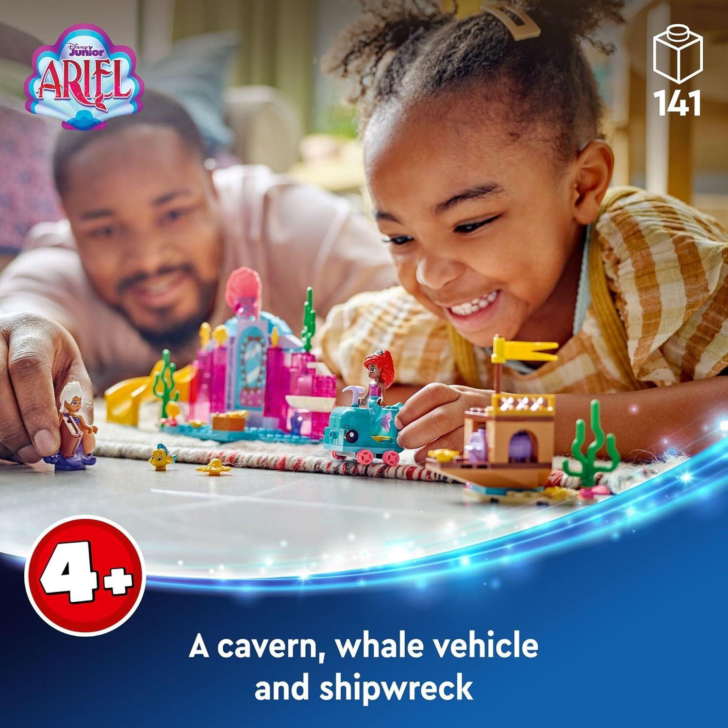 LEGO Caverna de Cristal de Ariel 43254 para Niños 4+