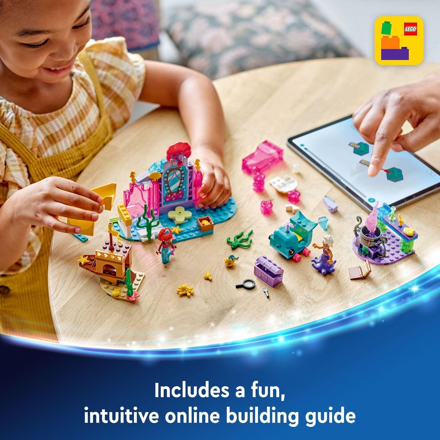 LEGO Caverna de Cristal de Ariel 43254 para Niños 4+