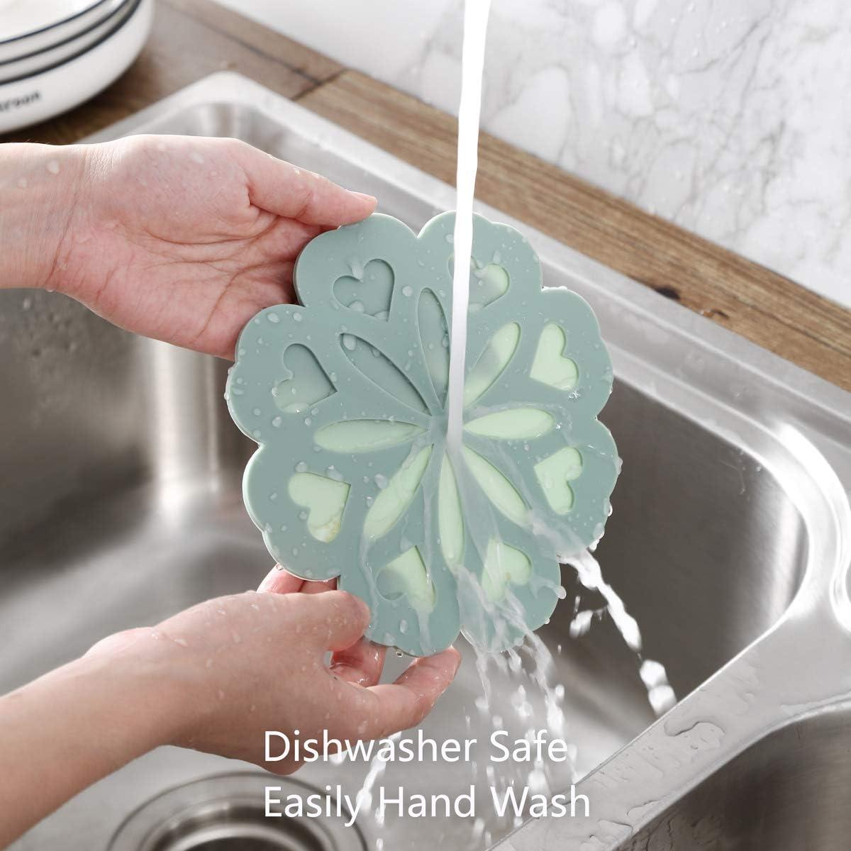 Juego de 4 Posavasos de Silicona Colinda - Antideslizantes y Resistentes al Calor