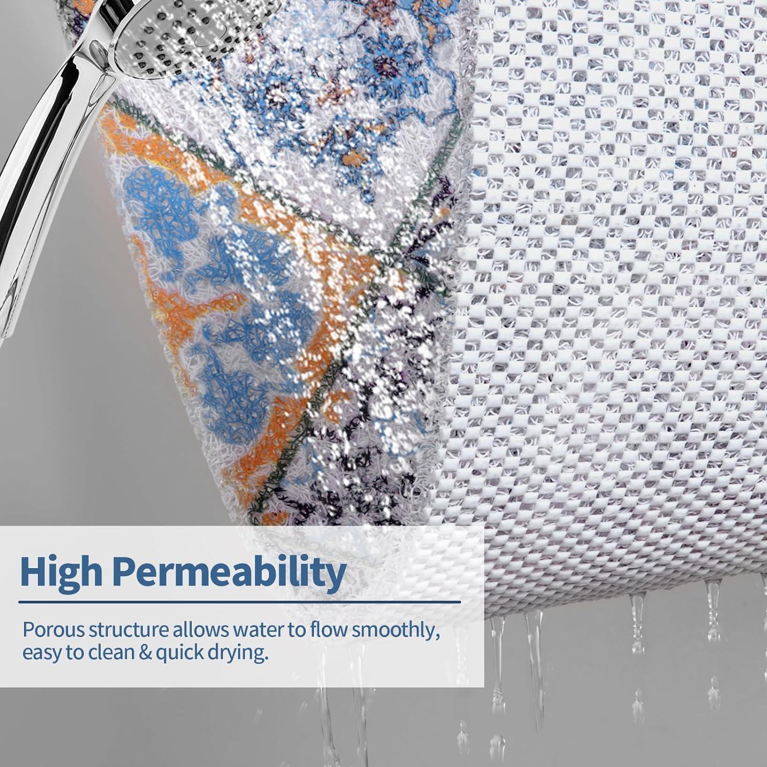 Alfombrilla de Ducha Antideslizante HOMBYS 68.58x68.58 cm PVC