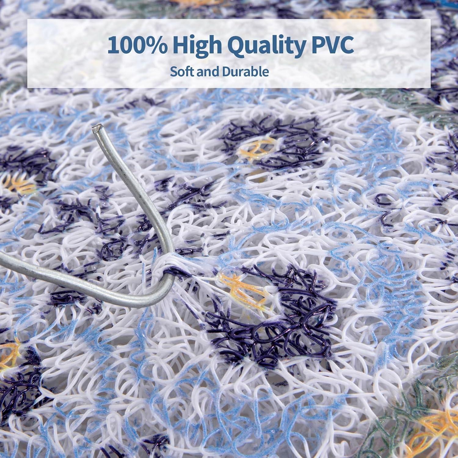 Alfombrilla de Ducha Antideslizante HOMBYS 68.58x68.58 cm PVC