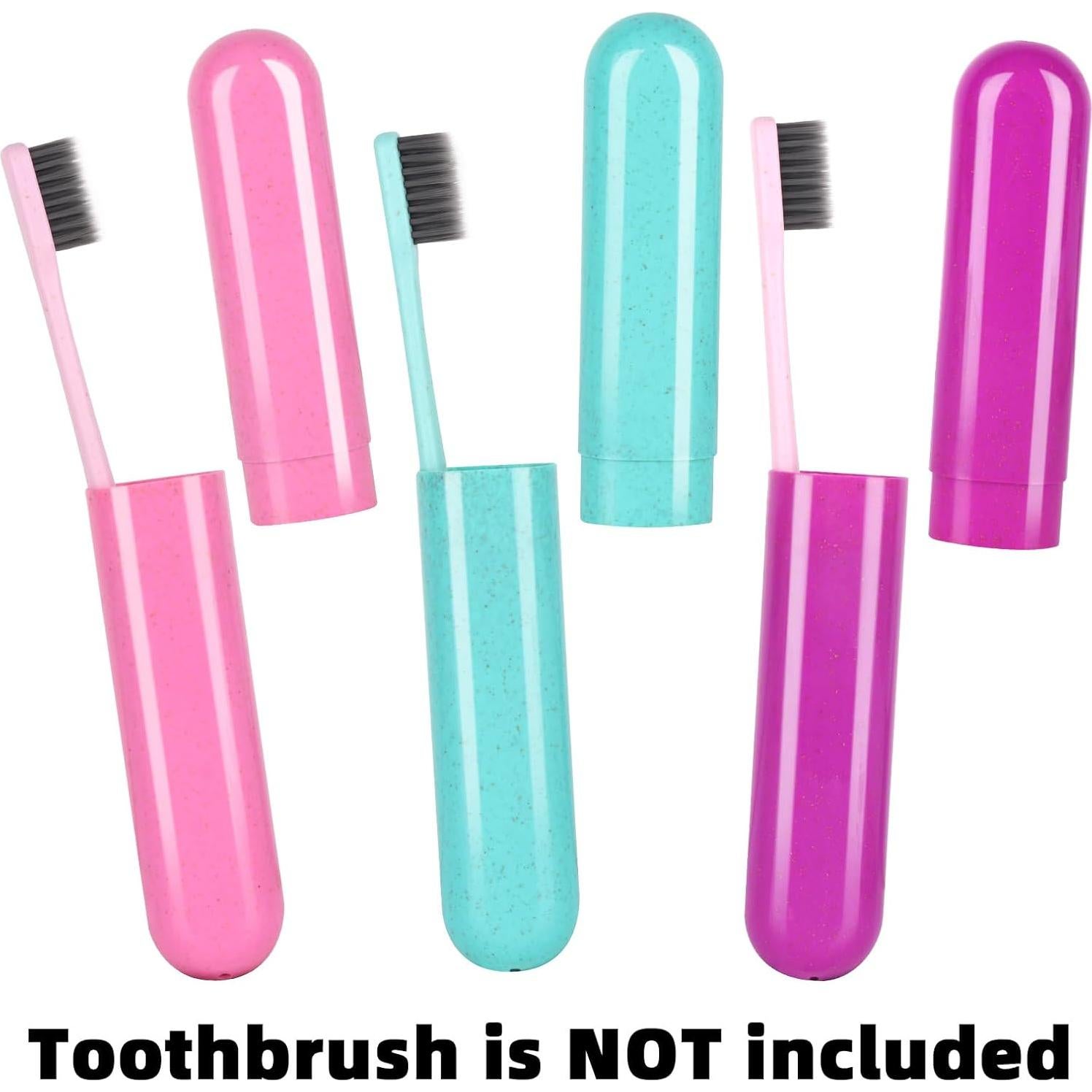 Estuche de Cepillo de Dientes Ecológico Eaezerav - 6 Paquetes