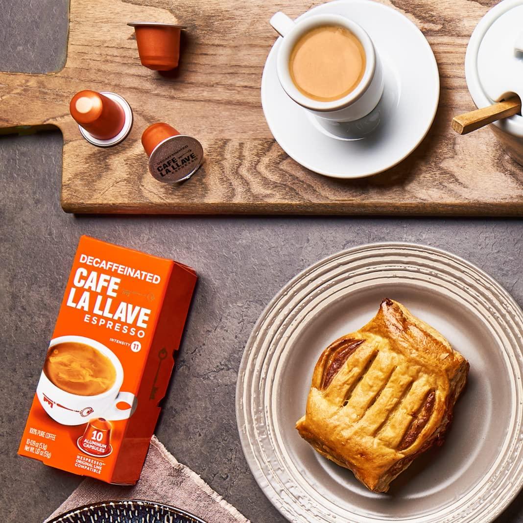 Cápsulas de Café La Llave Descafeinado 40 Unidades Nespresso