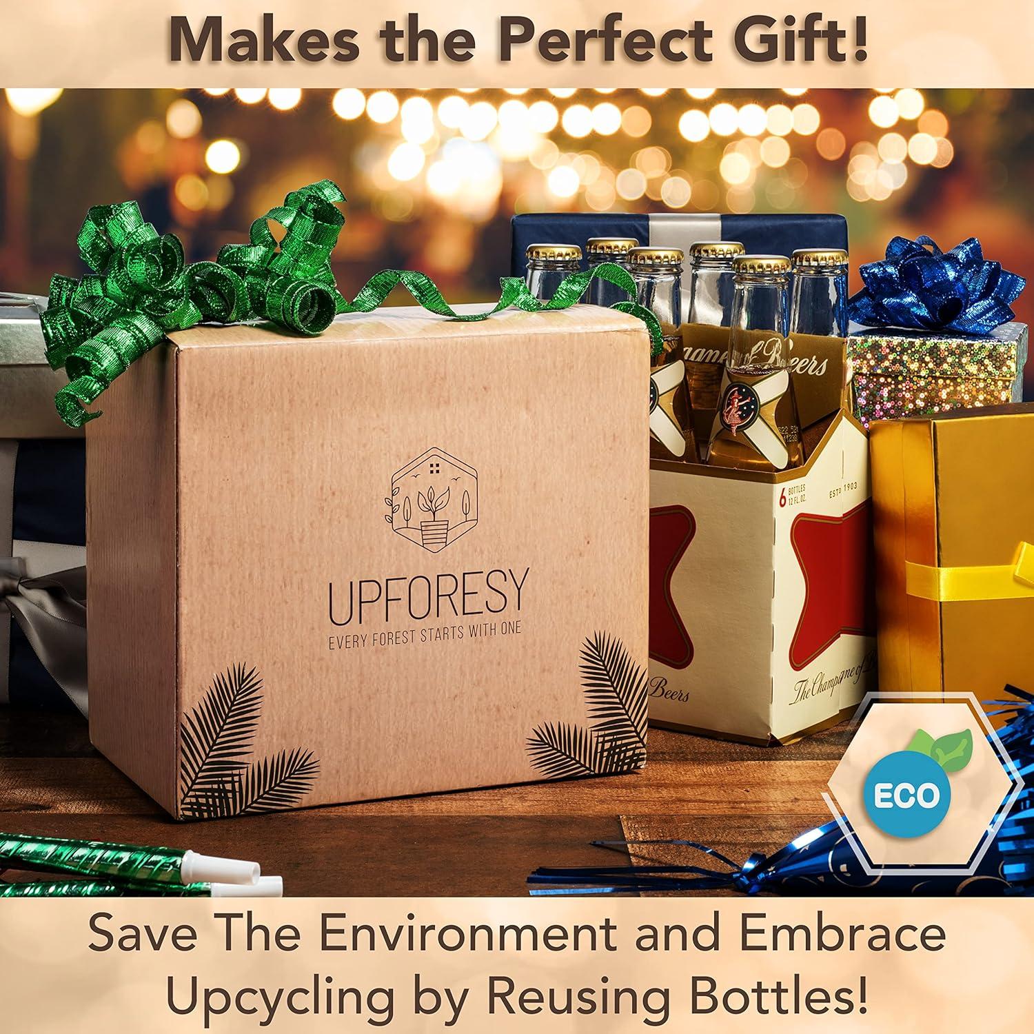 Paquete de 6 Picos de Riego Upforesy Terracota 20cm