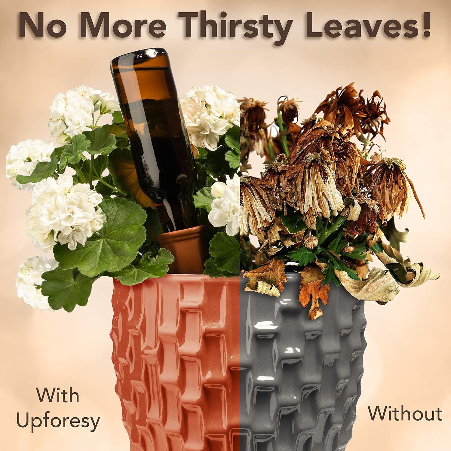 Paquete de 6 Picos de Riego Upforesy Terracota 20cm