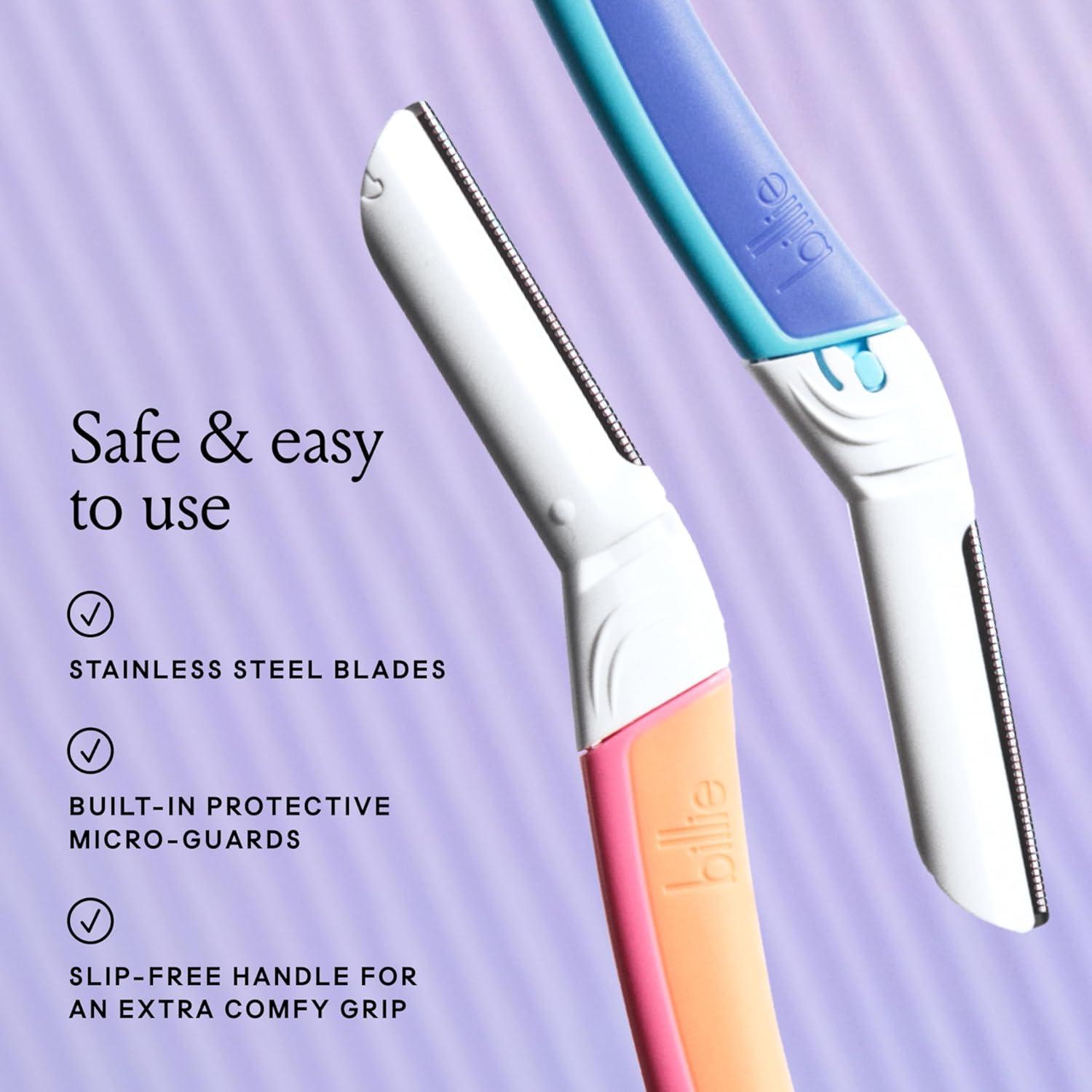 Kit de Dermaplaning Billie - Mango Reutilizable + 3 Cuchillas