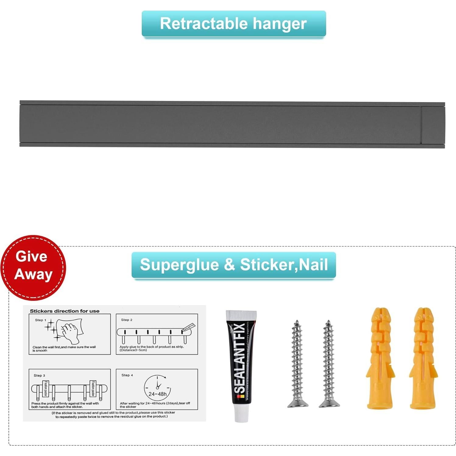 Estante Plegable de Secado de Ropa SunEegral 30 kg Gris