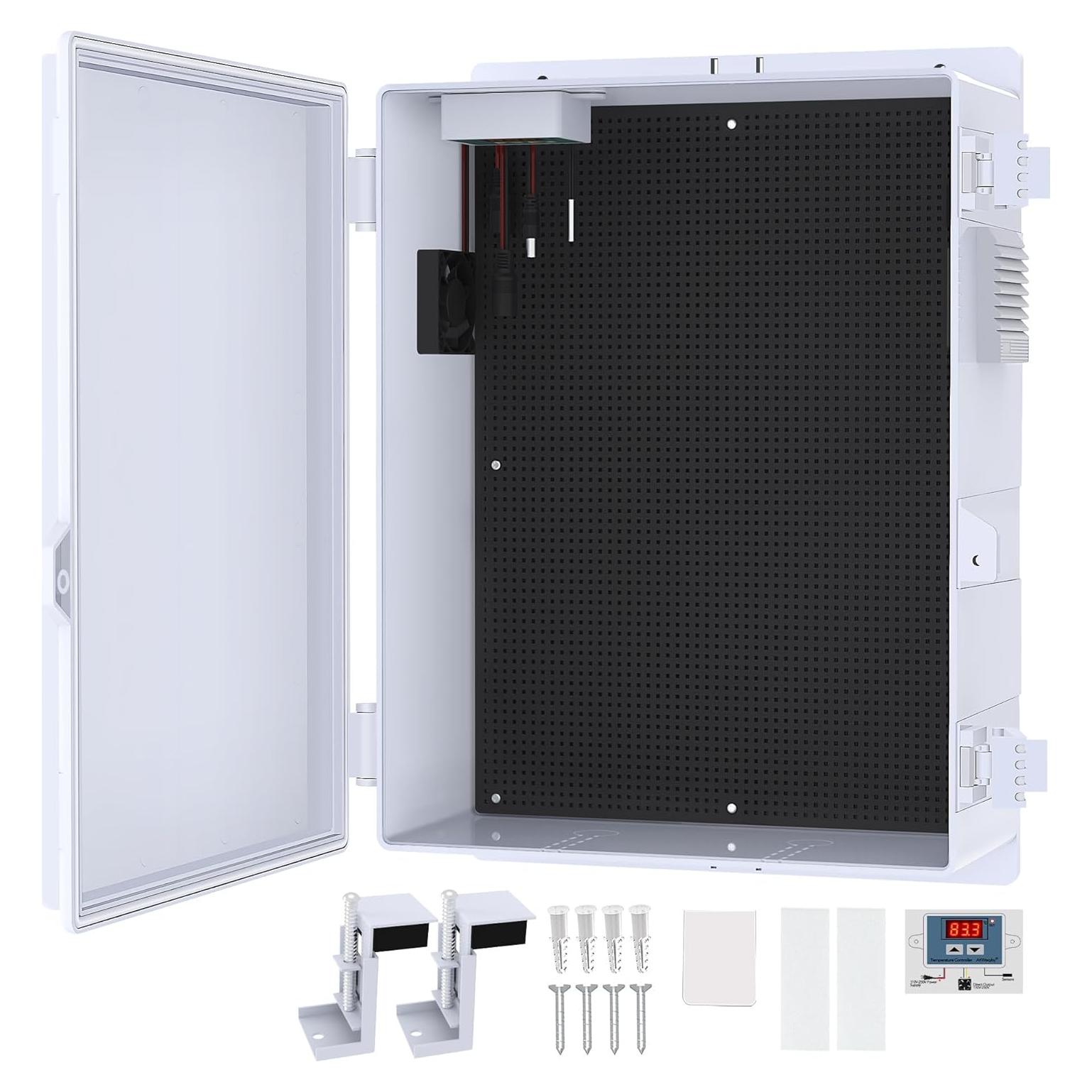 Caja Eléctrica Exterior Akwscyby IP65 con Ventilador y Termostato