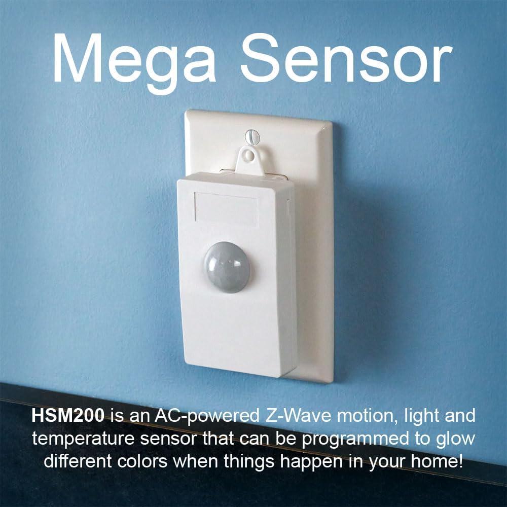 Sensor Z-Wave HomeSeer HSM200 Movimiento, Luz y Temperatura