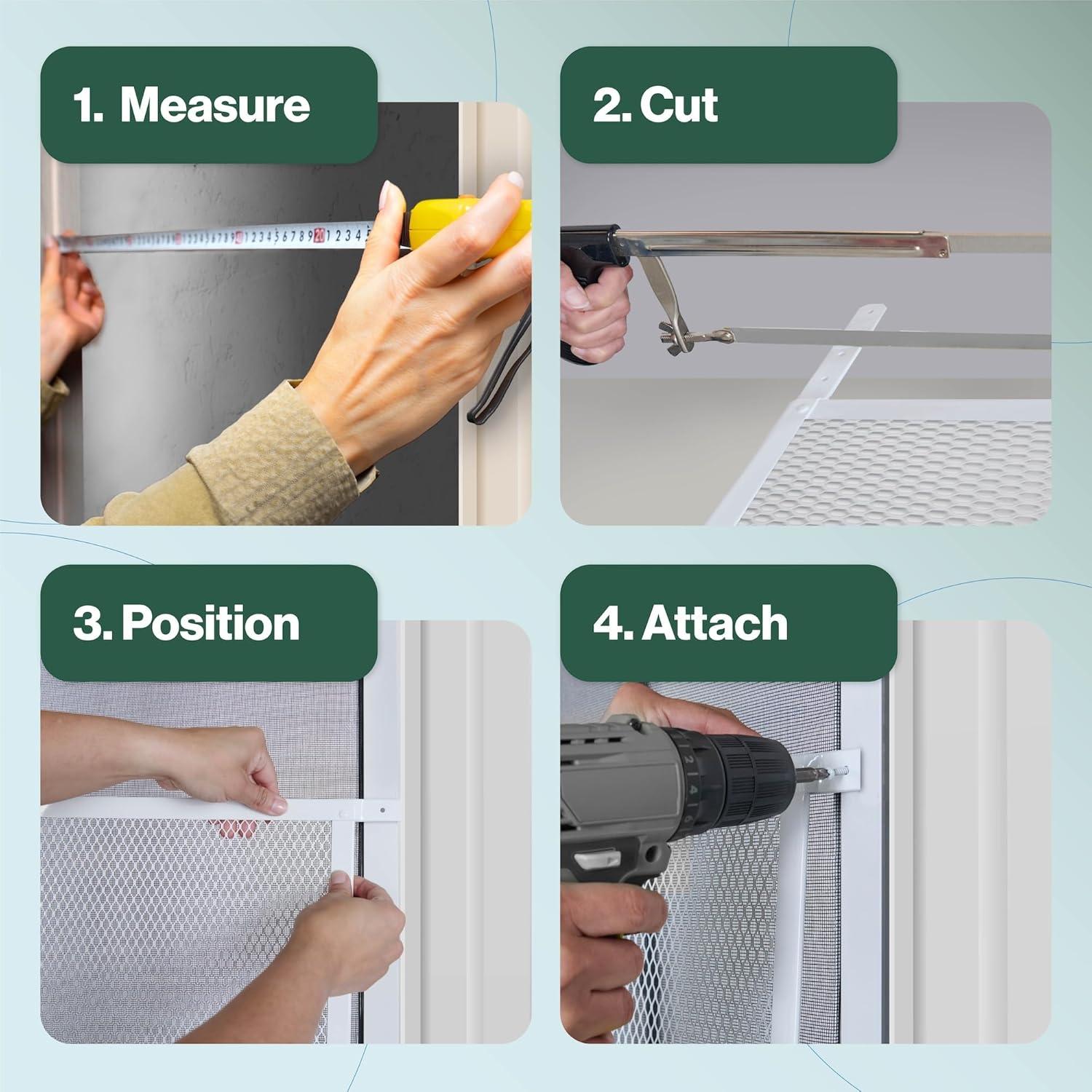 Rejilla para Puerta M-D Building Products 14182 Ajustable 91x61cm