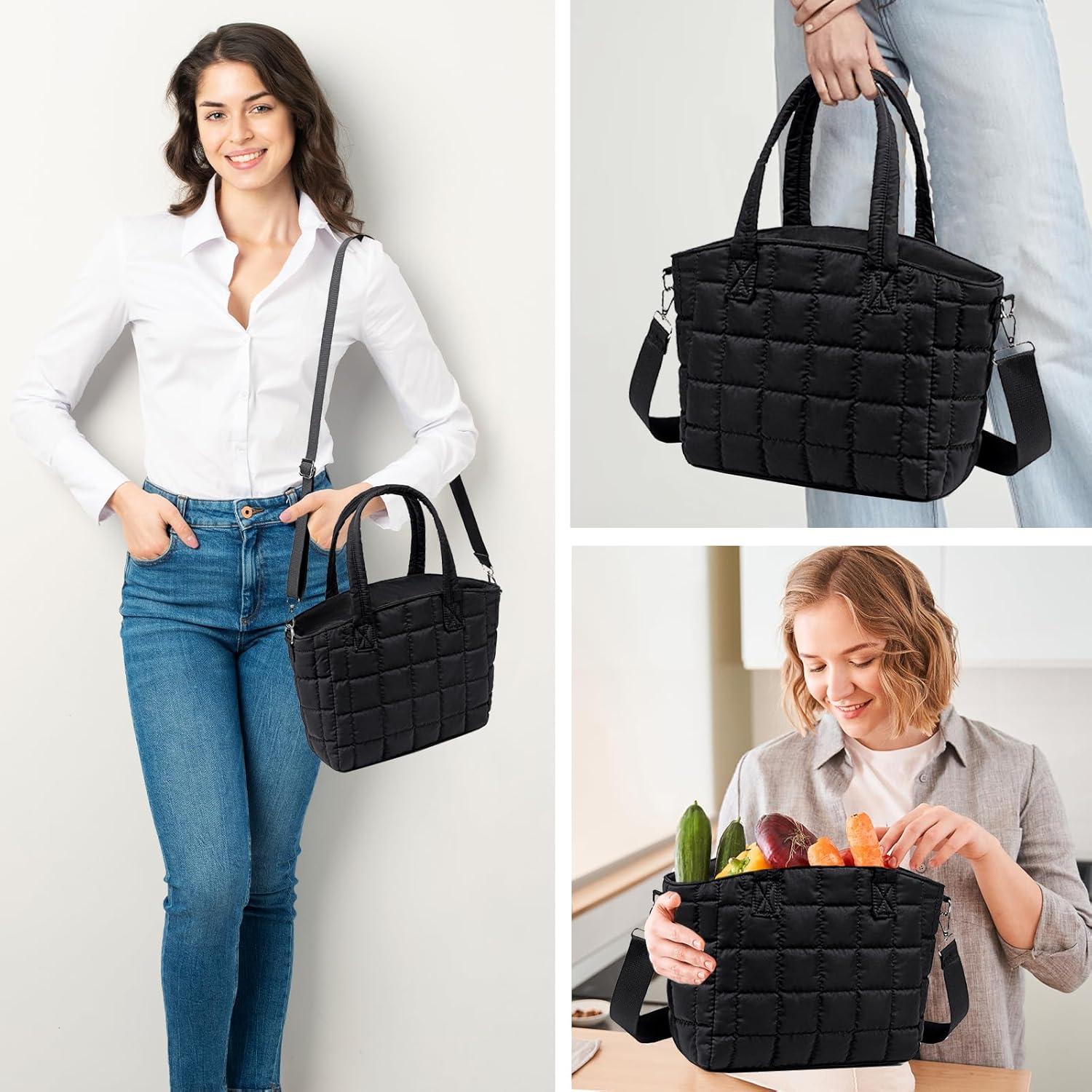 Caja de Almuerzo Aislada LOIDOU para Mujeres - Negro 9L