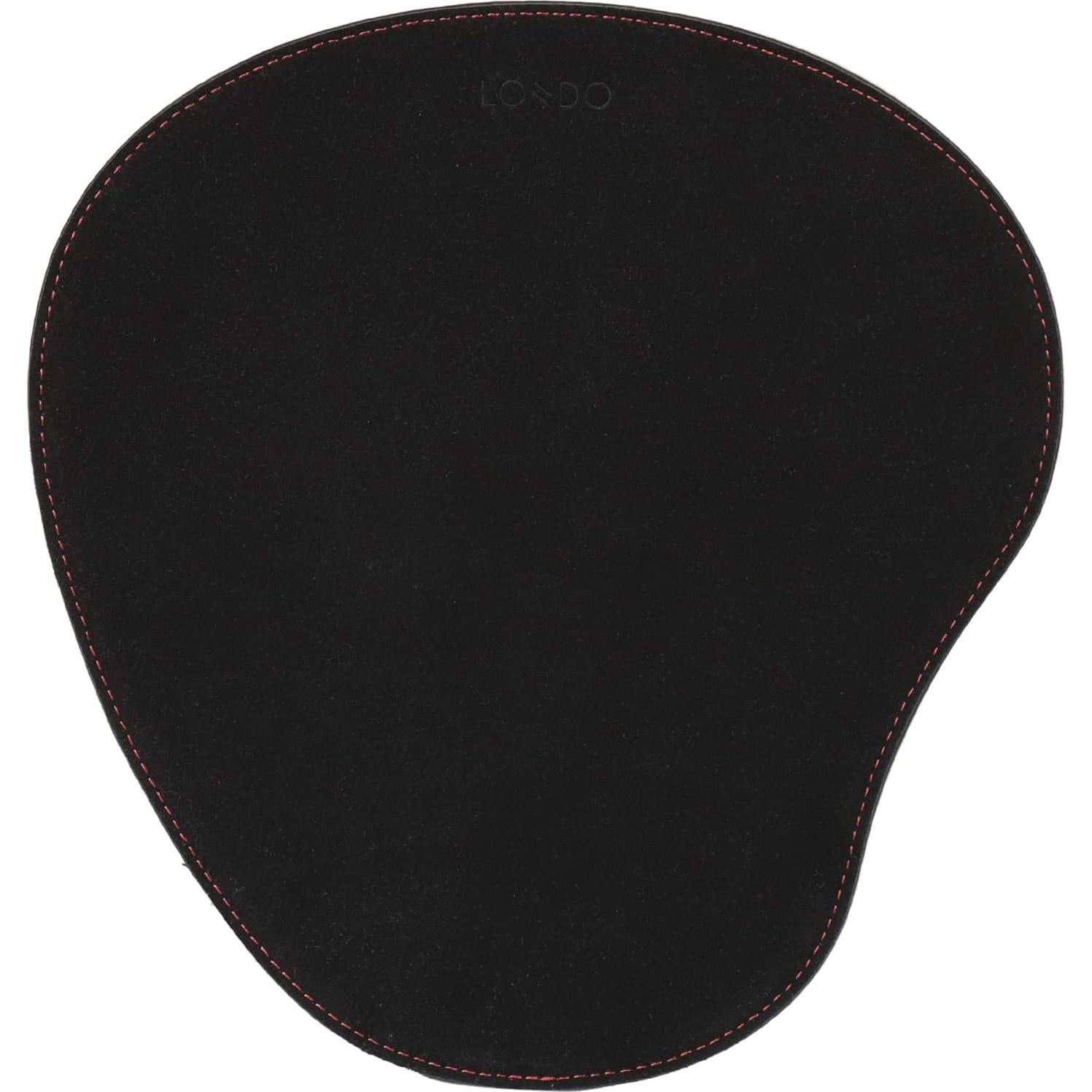 Alfombrilla de Ratón Londo Ovalada de Cuero Sintético con Soporte