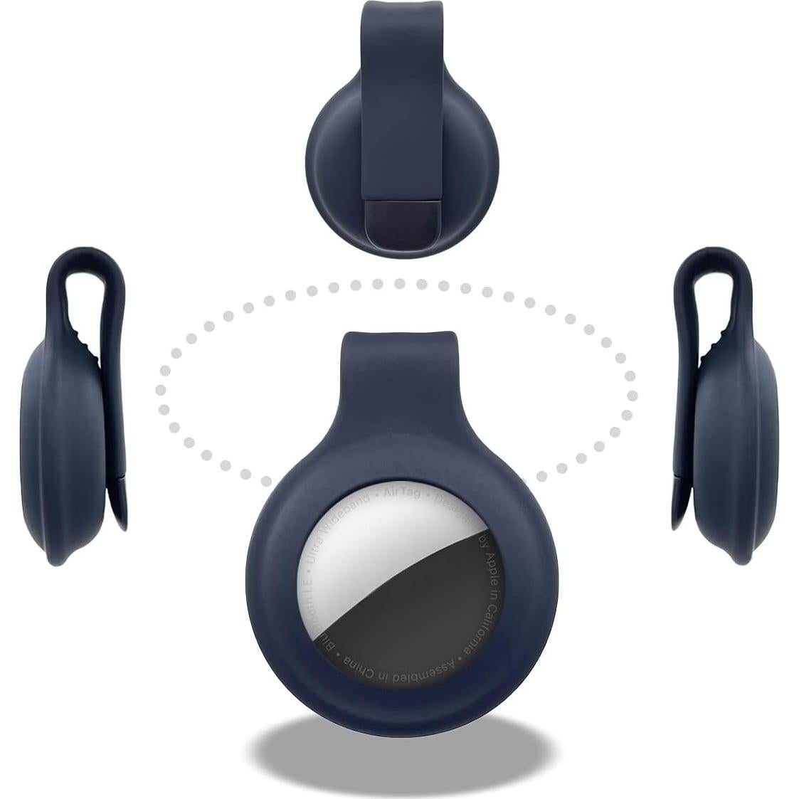 Funda Clip para Apple AirTag 2021 Xmada - Negro