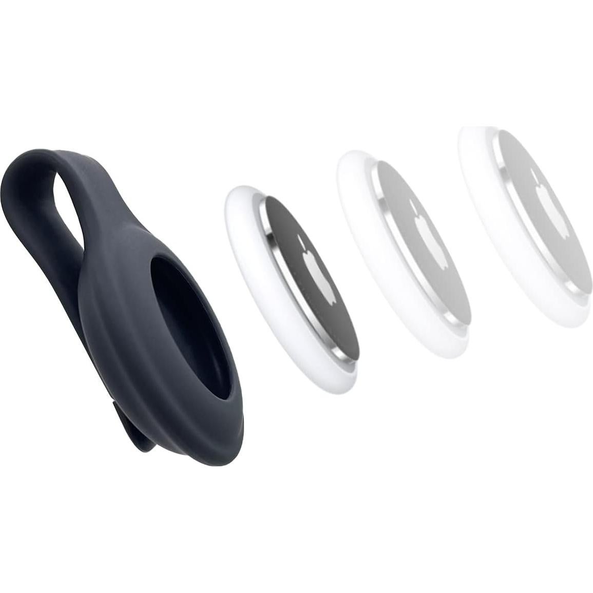 Funda Clip para Apple AirTag 2021 Xmada - Negro