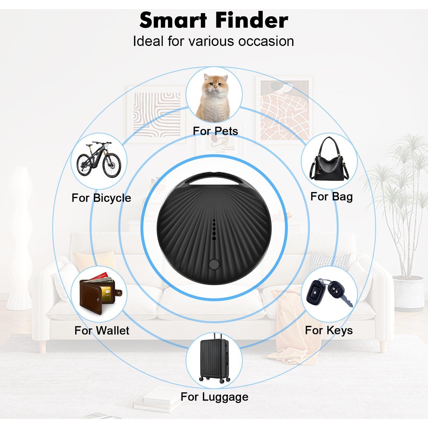 Paquete de 3 Localizadores Bluetooth Rechale Air Tracker Negro