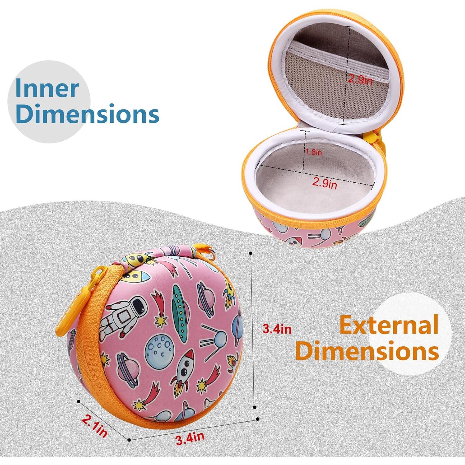 Funda LTGEM para Tamagotchi Pix Original Naranja con Correa