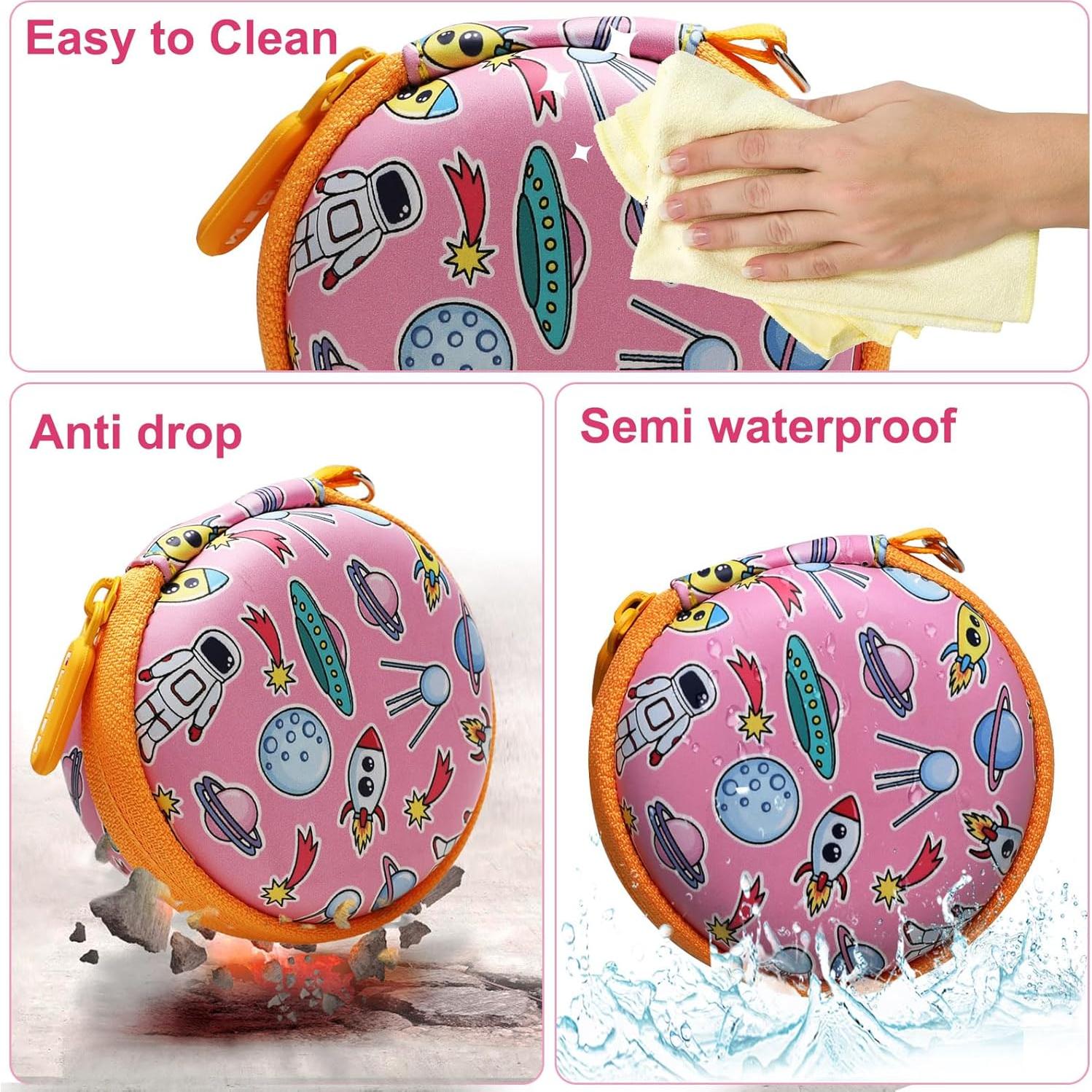 Funda LTGEM para Tamagotchi Pix Original Naranja con Correa