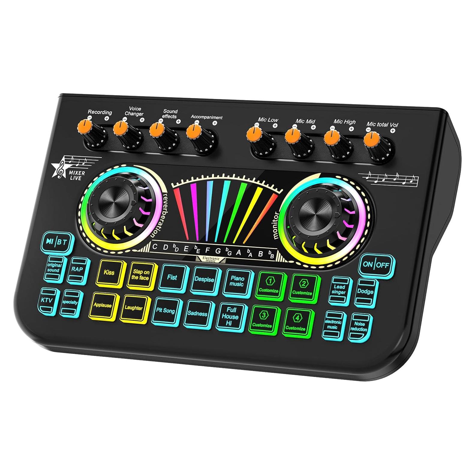 Mezclador de Audio X3 para Streaming y Podcasting