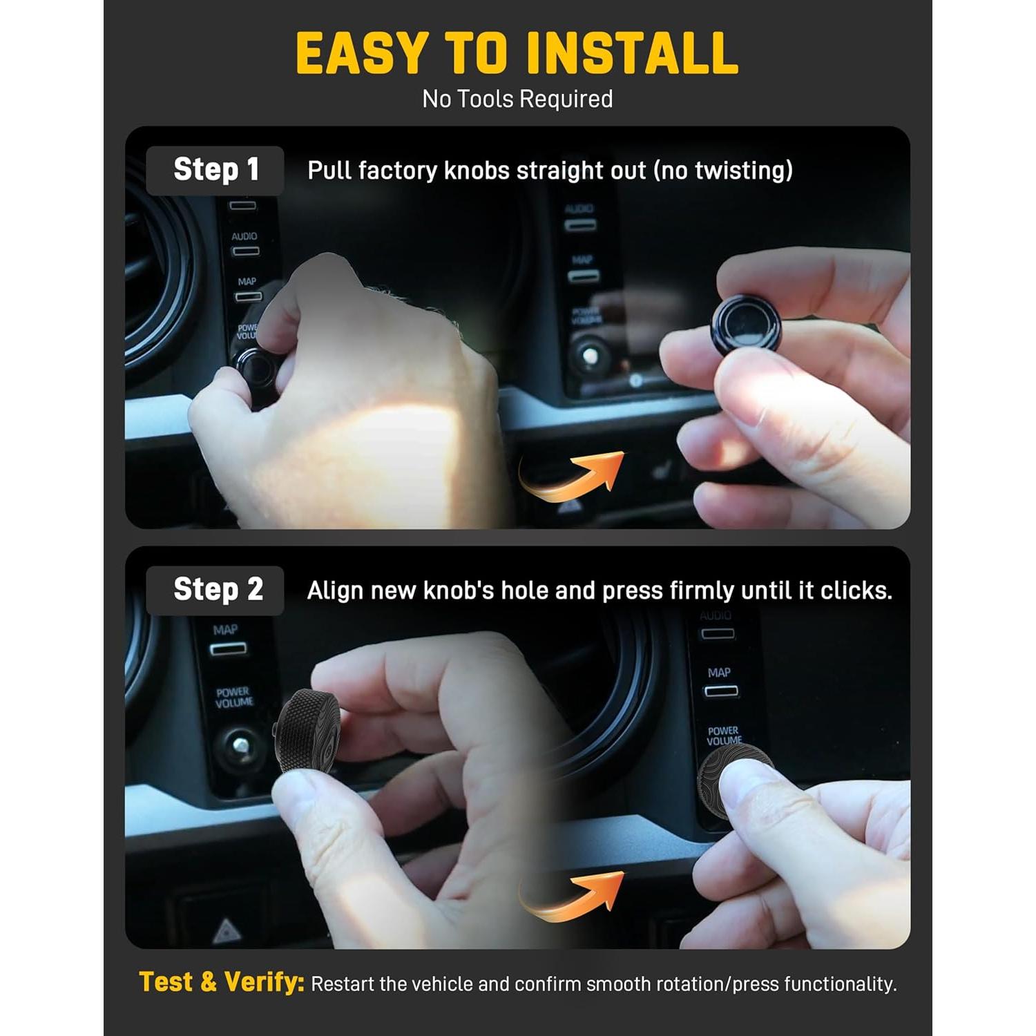 Perillas de Volumen Wyckoff para Toyota Tacoma 2016-2023