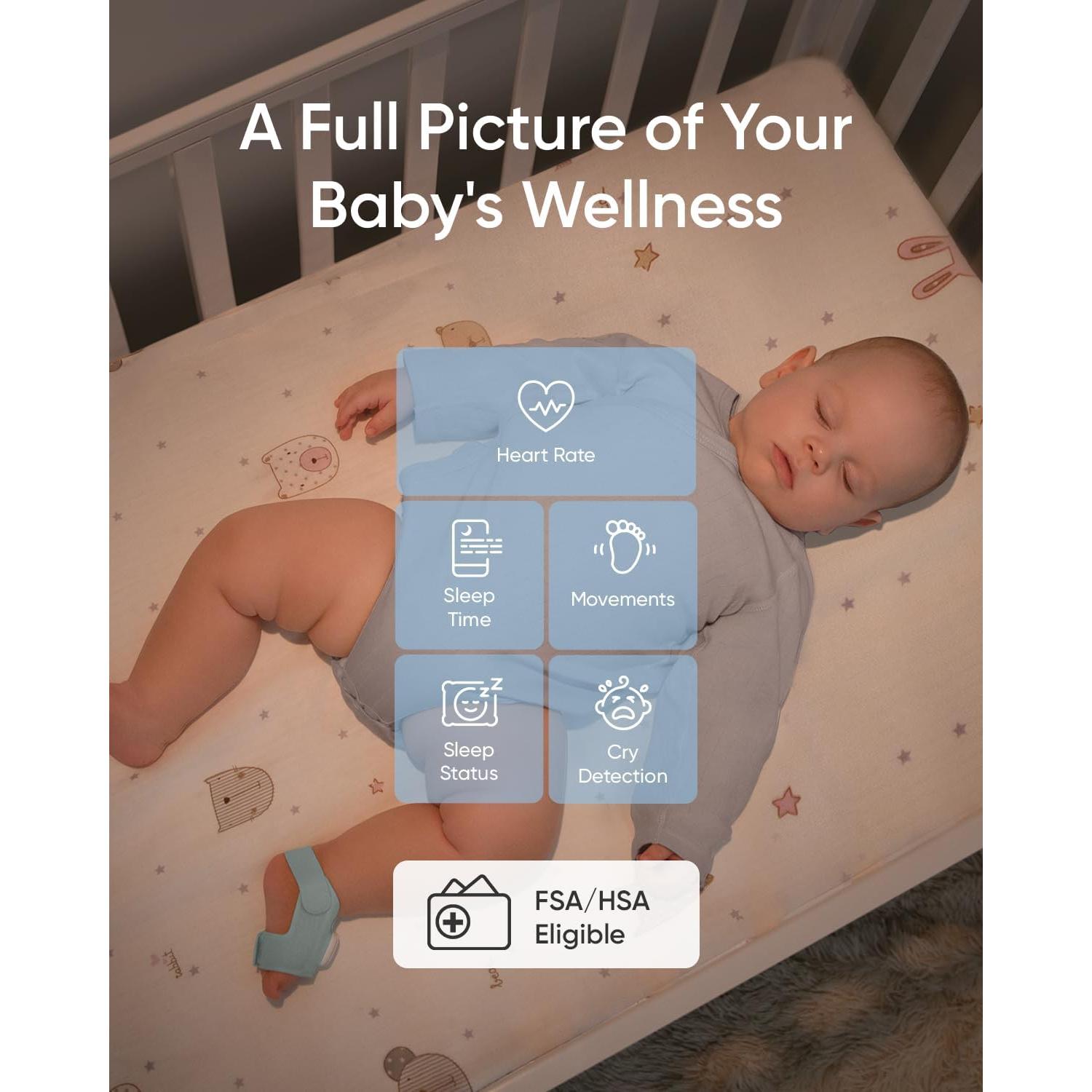 Monitor Bebé Eufy Security Smart Sock 0-18 meses Wi-Fi