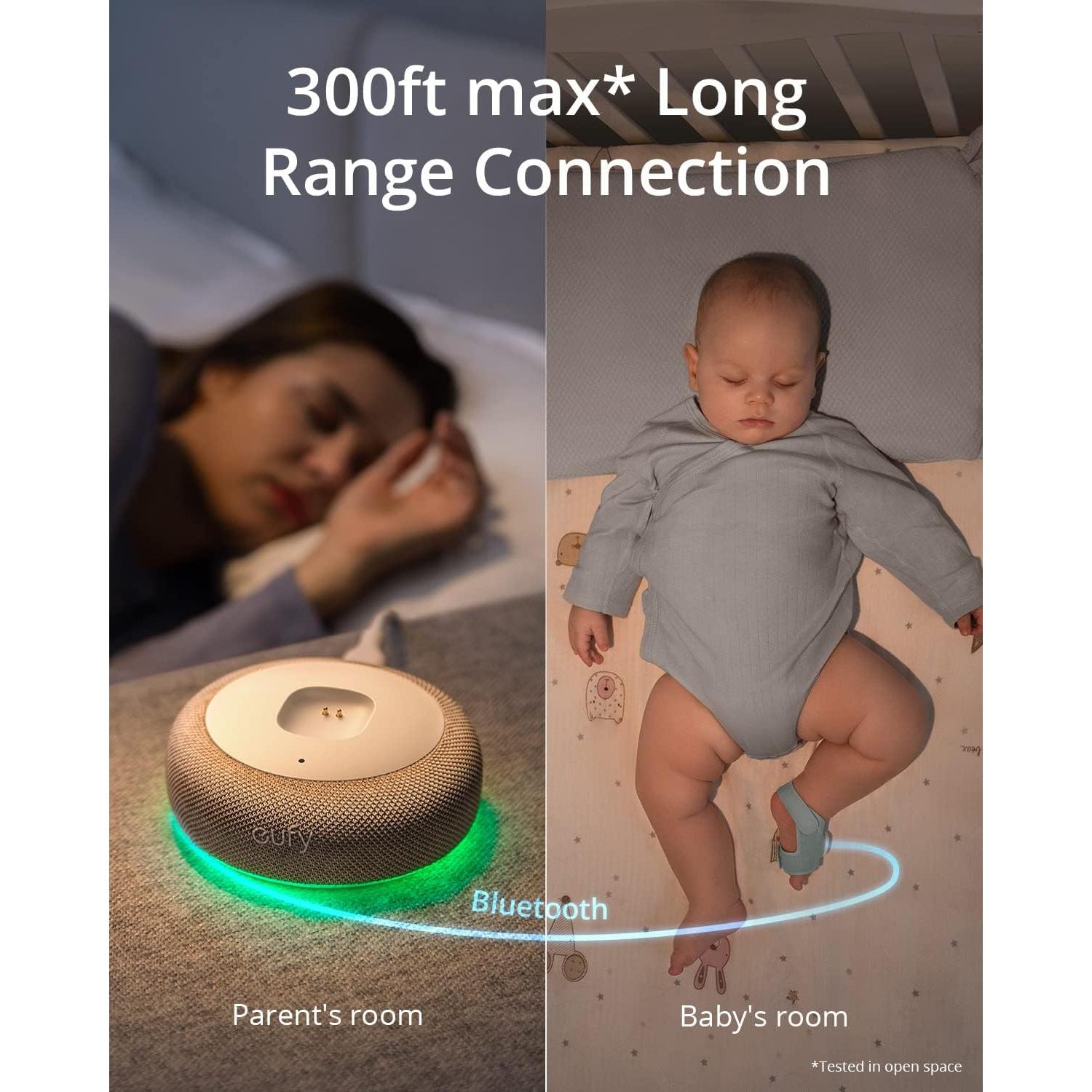 Monitor Bebé Eufy Security Smart Sock 0-18 meses Wi-Fi