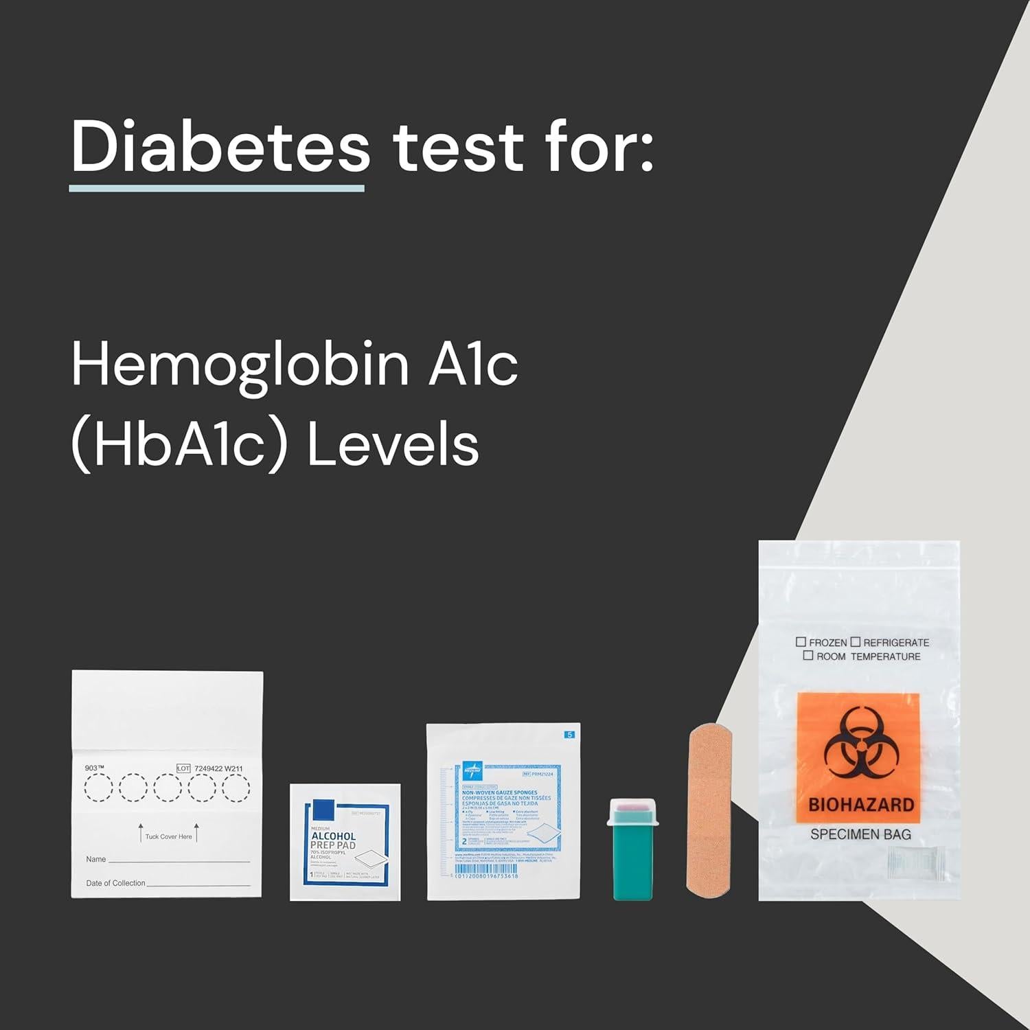 Kit de Prueba de Diabetes Simple HealthKit HbA1c en Casa