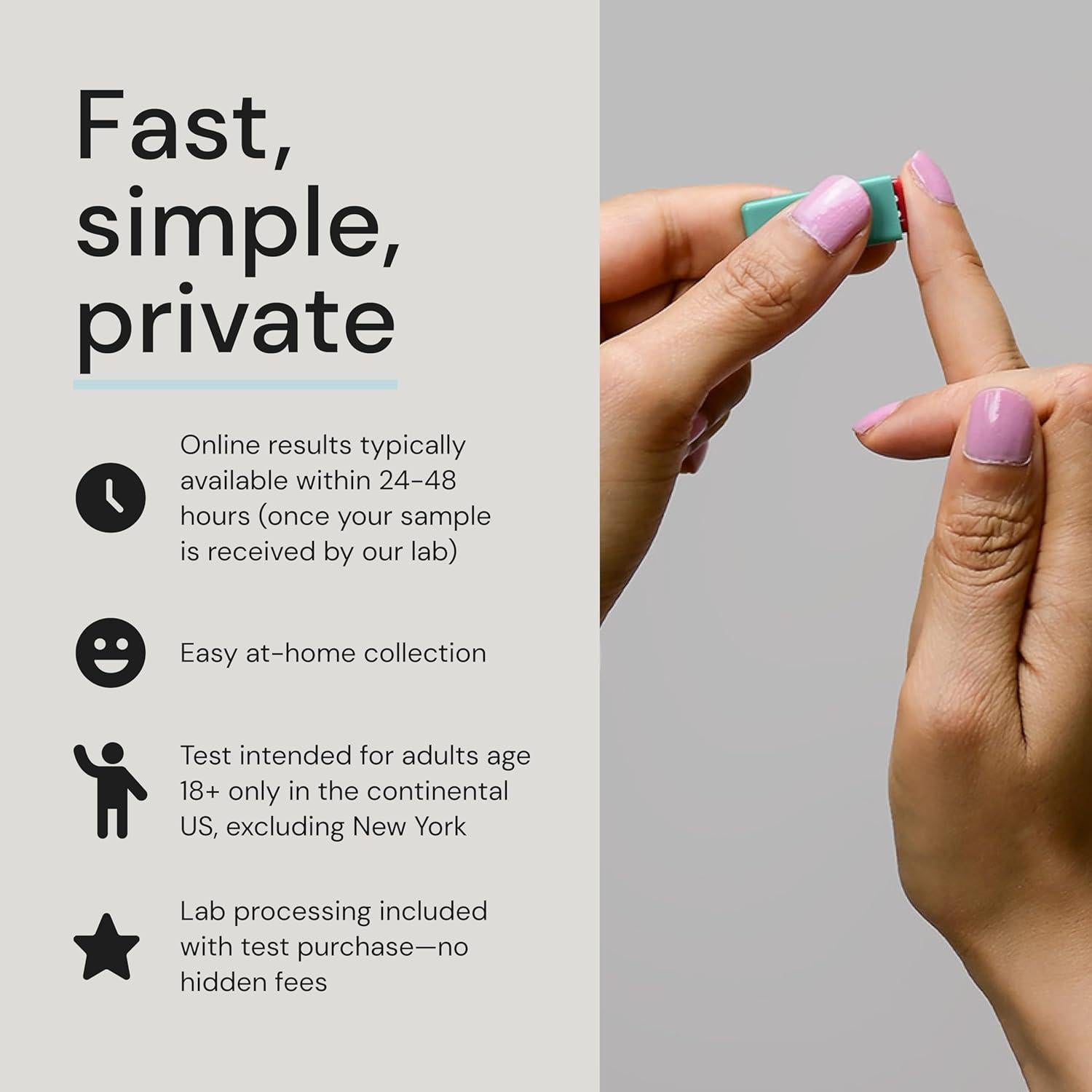 Kit de Prueba de Diabetes Simple HealthKit HbA1c en Casa