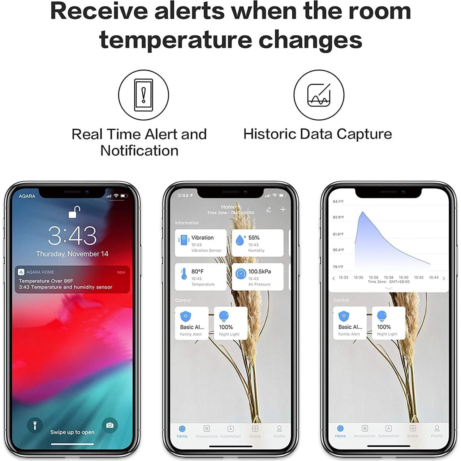 Sensor de Temperatura y Humedad Aqara - Paquete de 3