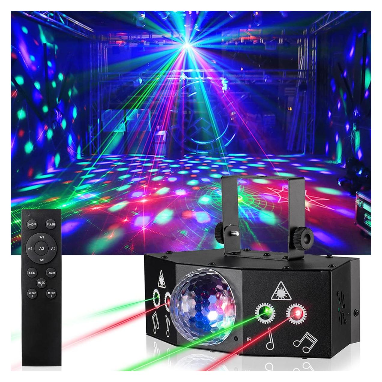 Luz de Bola de Disco LED BUCLHOZ DMX512 Activada por Sonido