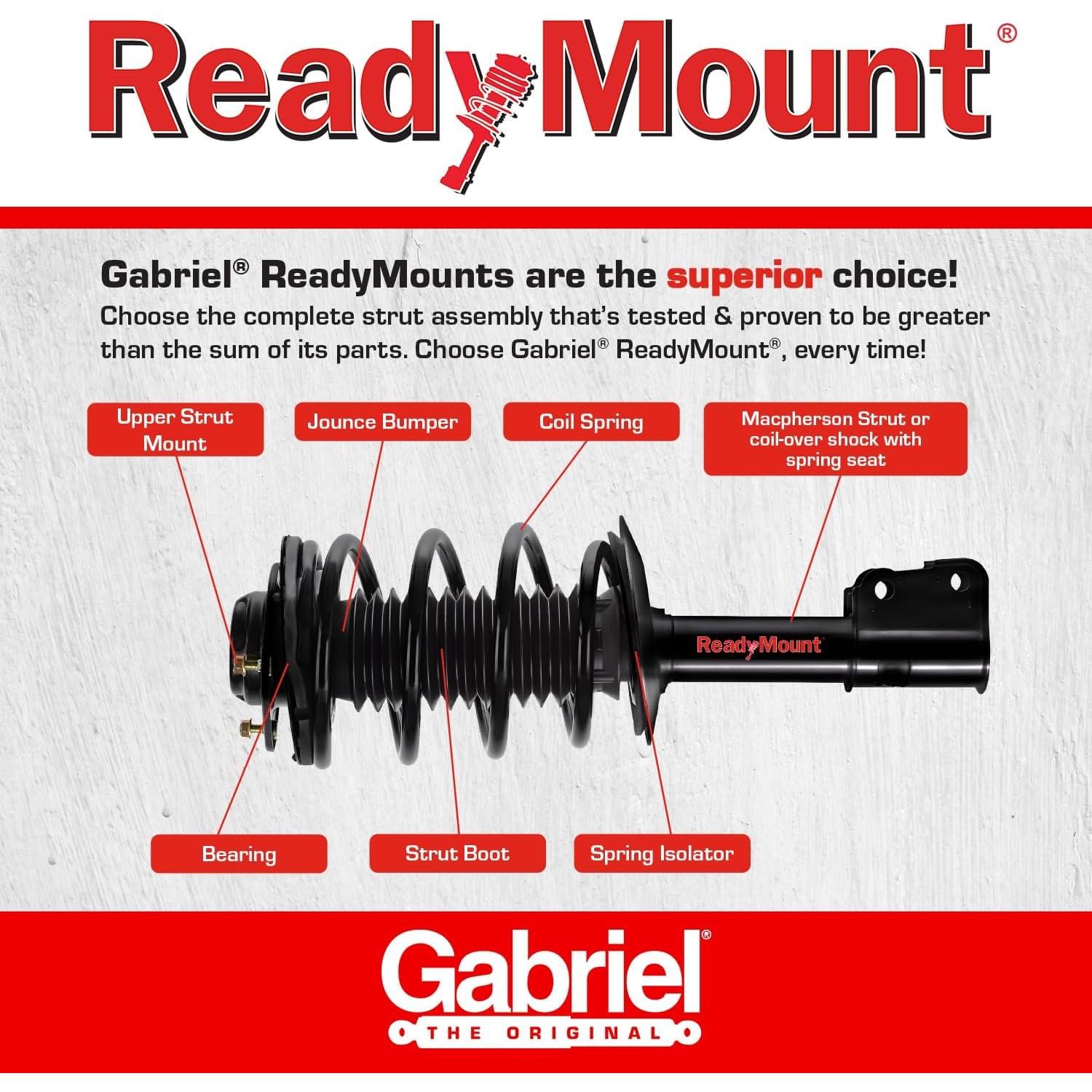 Amortiguador Frontal Gabriel Ultra ReadyMount G57039 para VW