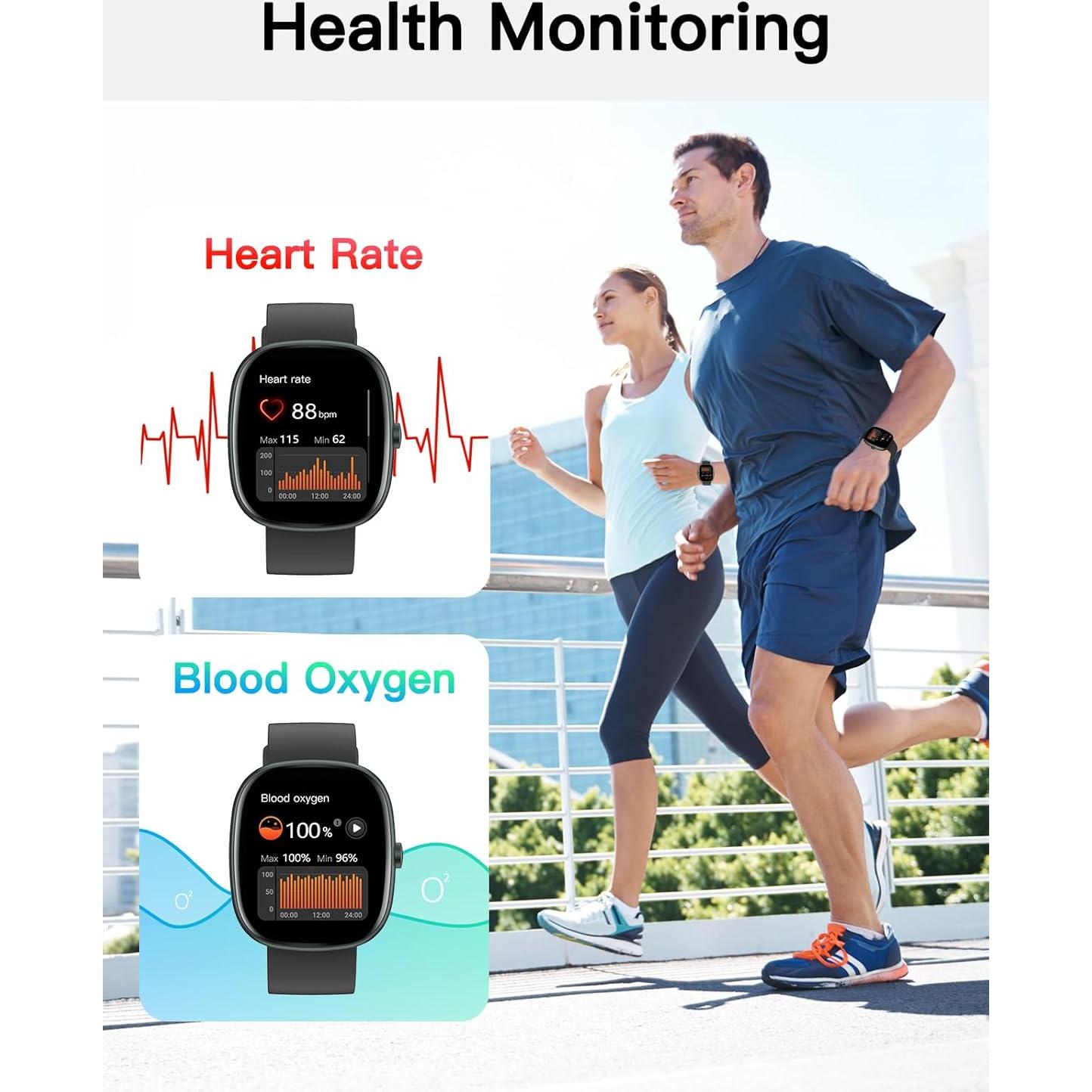 Reloj Inteligente SHANG WING 1.85" Fitness Negro