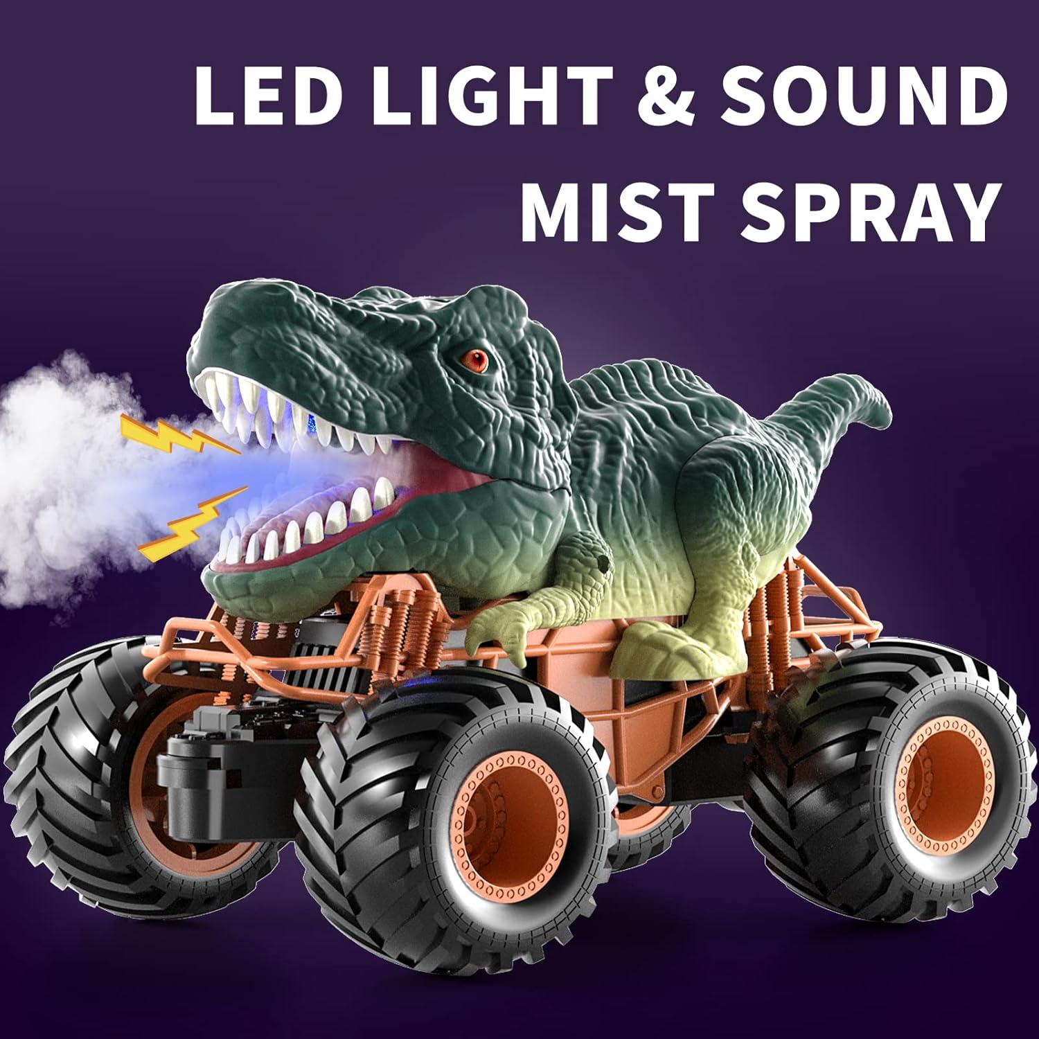 Coche Dinosaurio RC Bennol T-Rex con Luz y Sonido