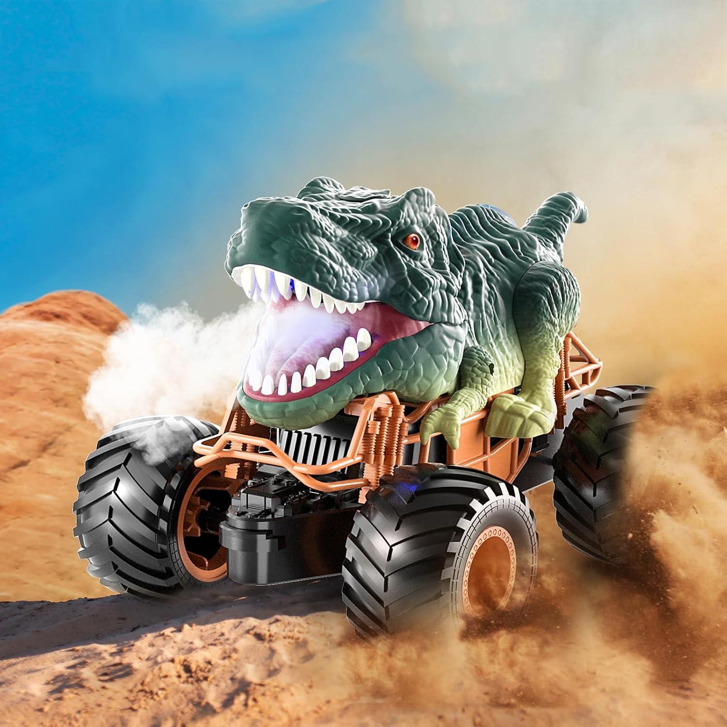 Coche Dinosaurio RC Bennol T-Rex con Luz y Sonido